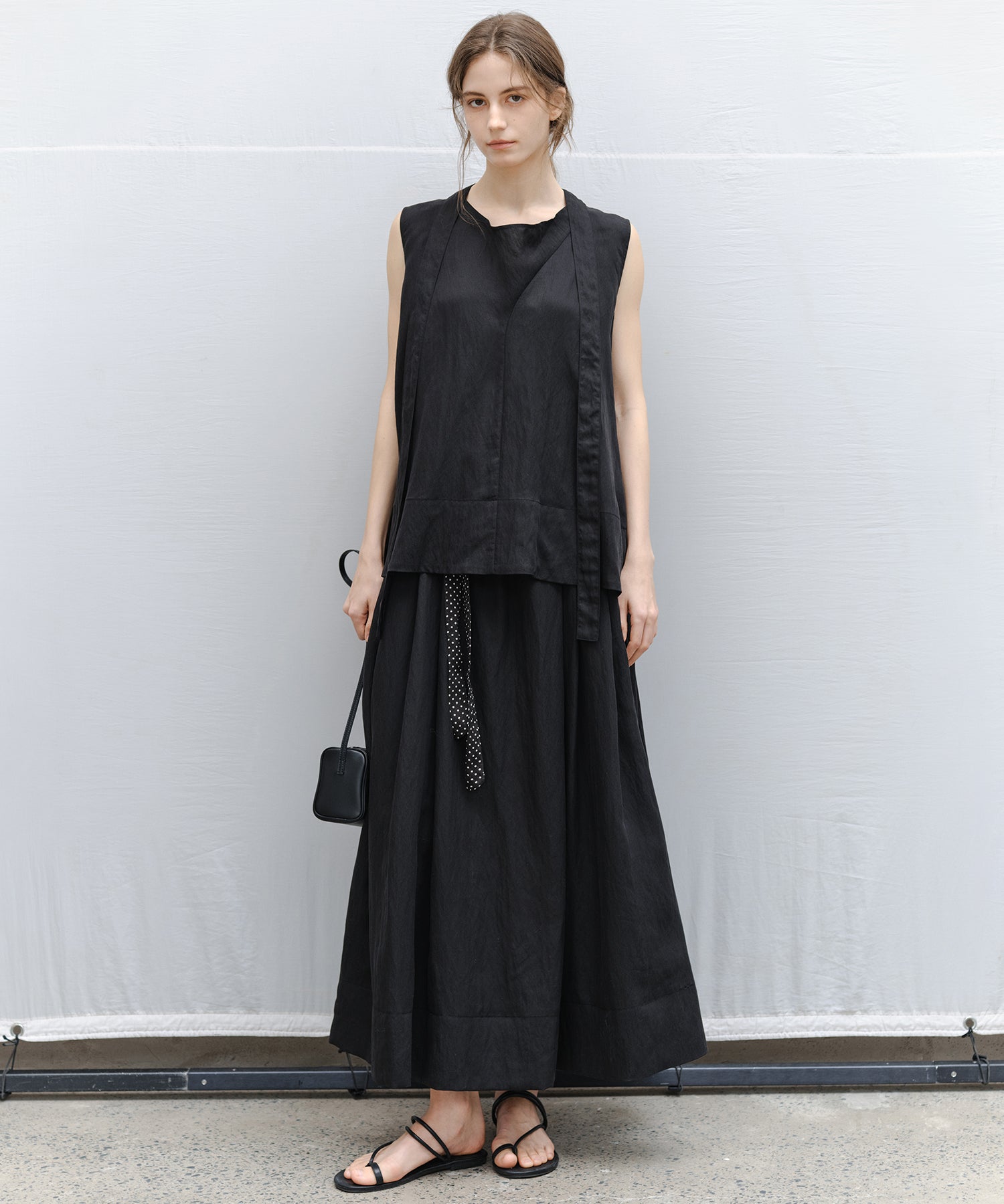 Flared Long Skirt