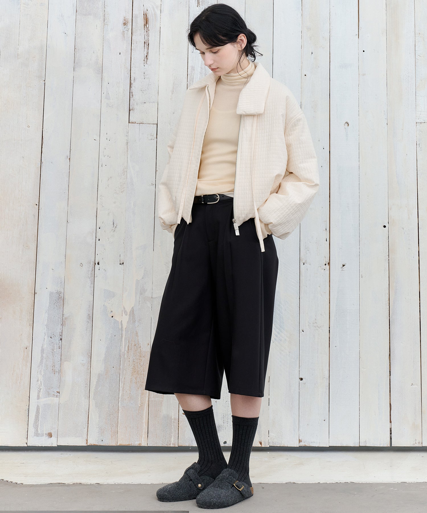 Ribbon Balloon Quilted Jacket