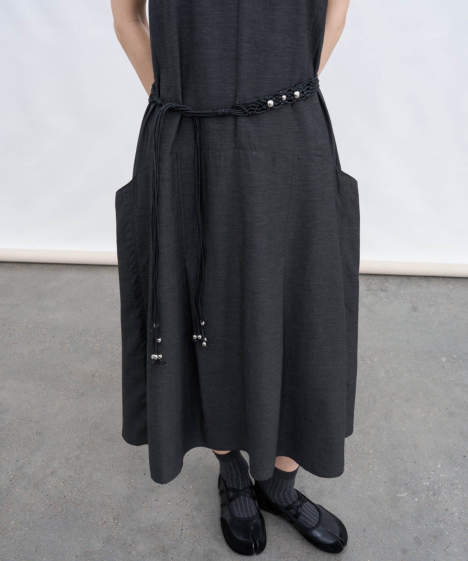 Sleeveless V-Neck A-Line Dress