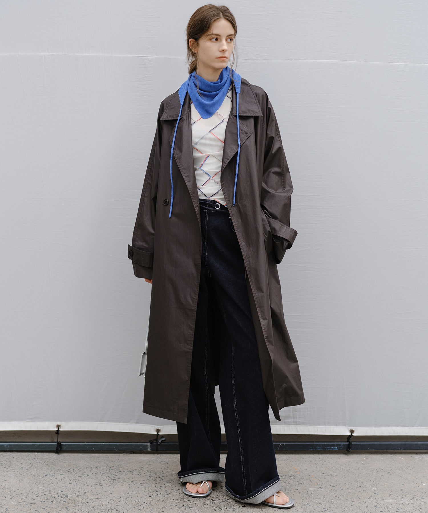 "Shipping from late February to early March" Abstract Print Sheer Mesh Top