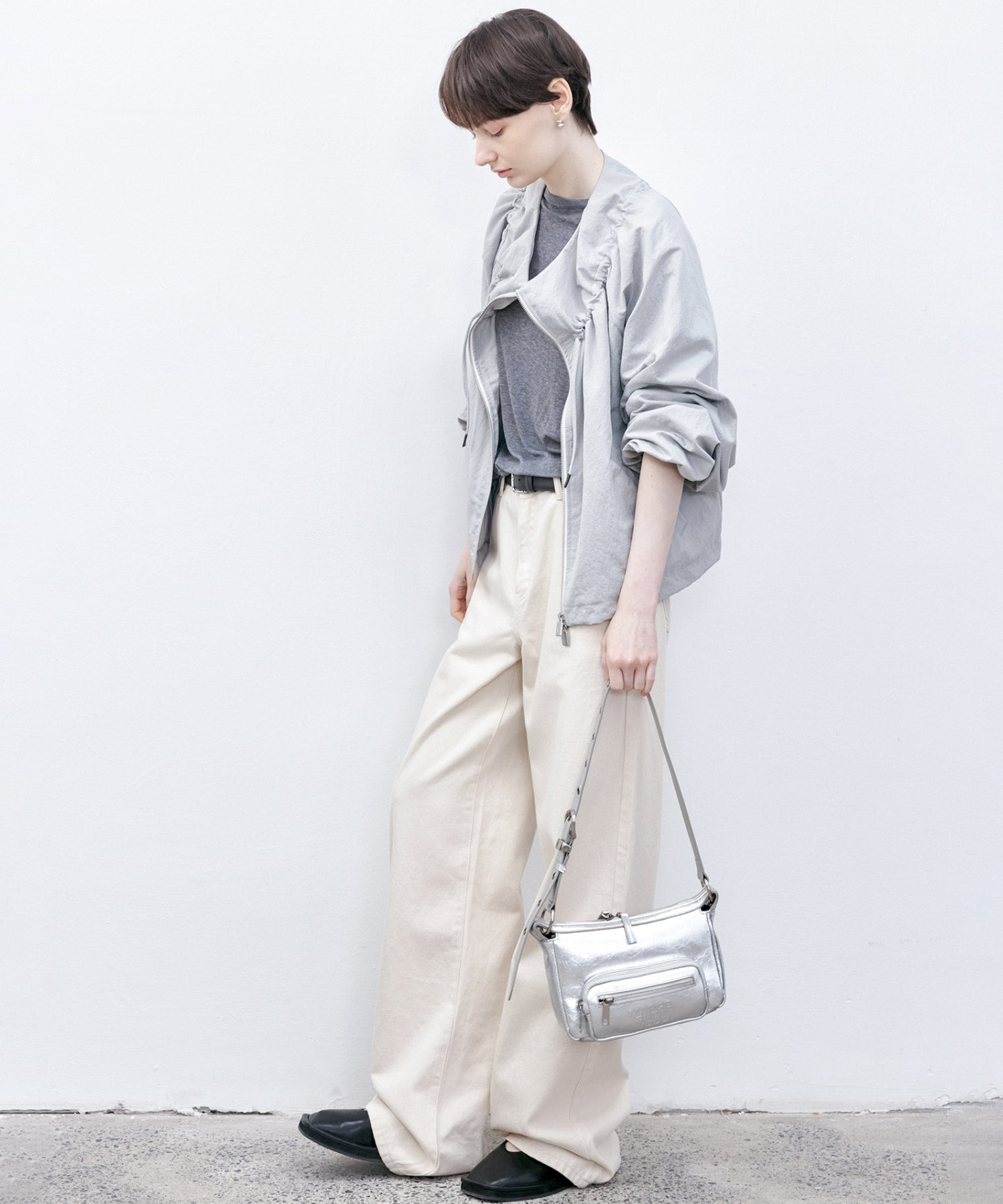 Balloon Collar String Jacket