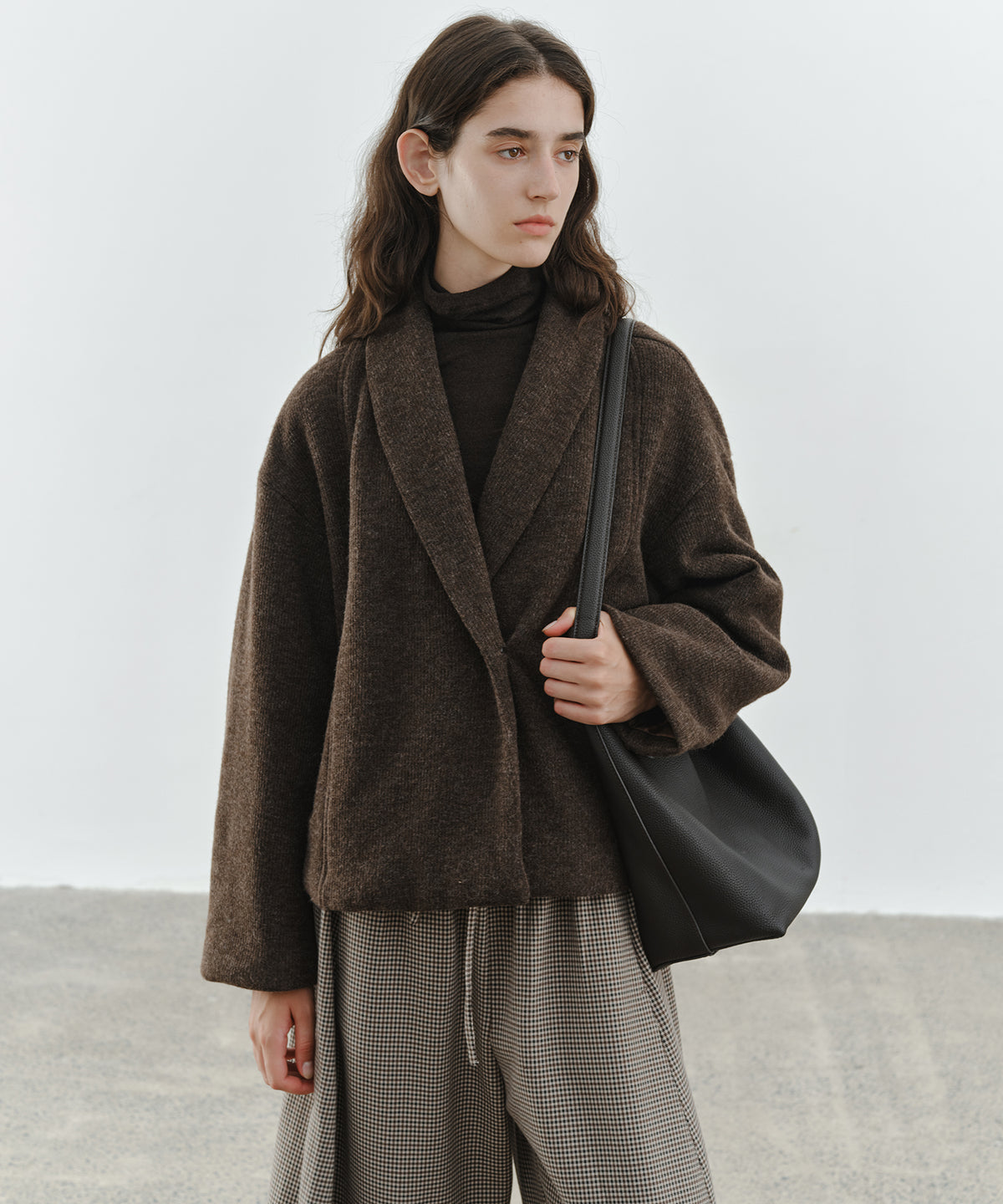 「10月下旬出荷予定」Oversized Cape Short Coat