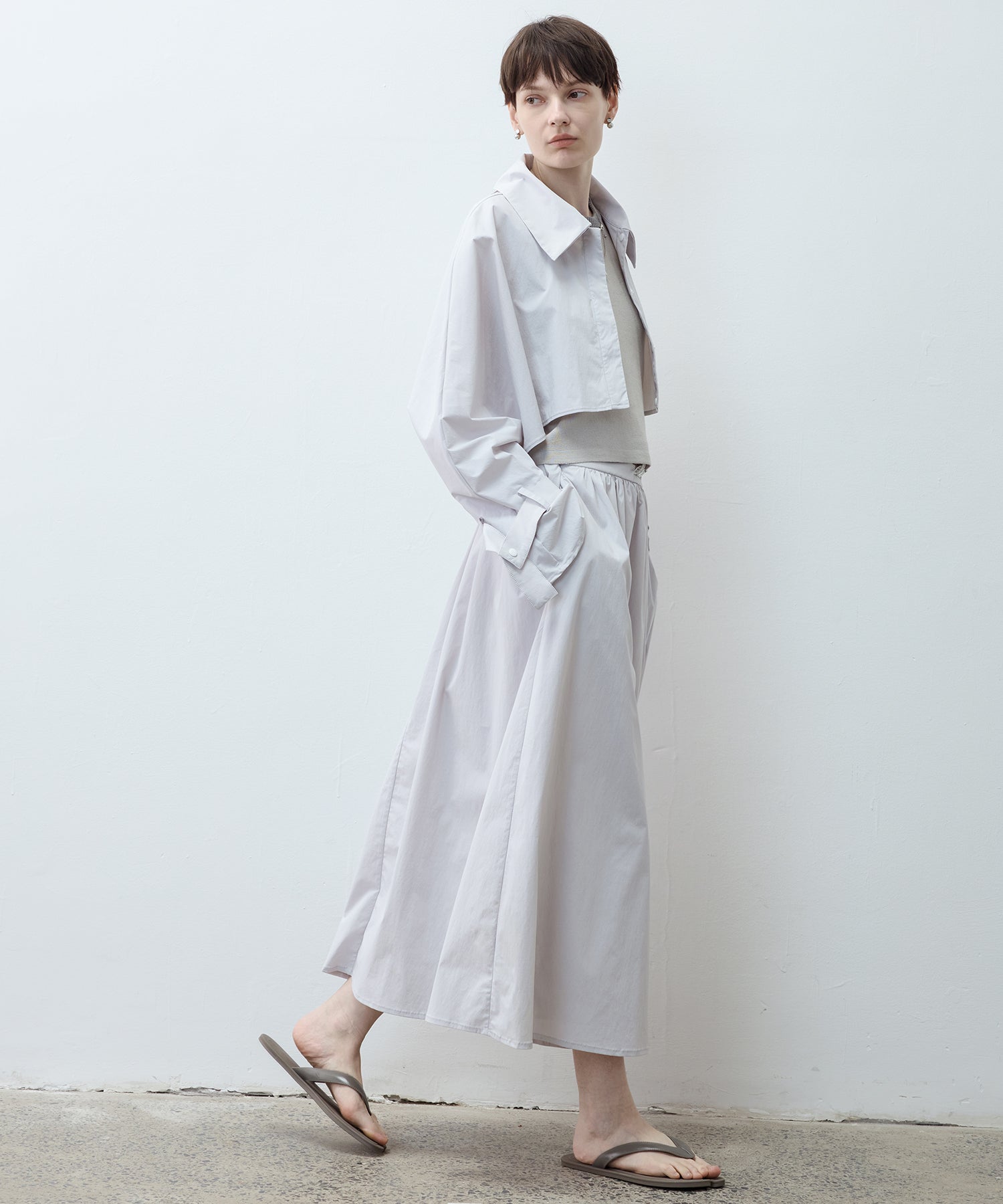 UPF50+ Drawstring Gathered Skirt