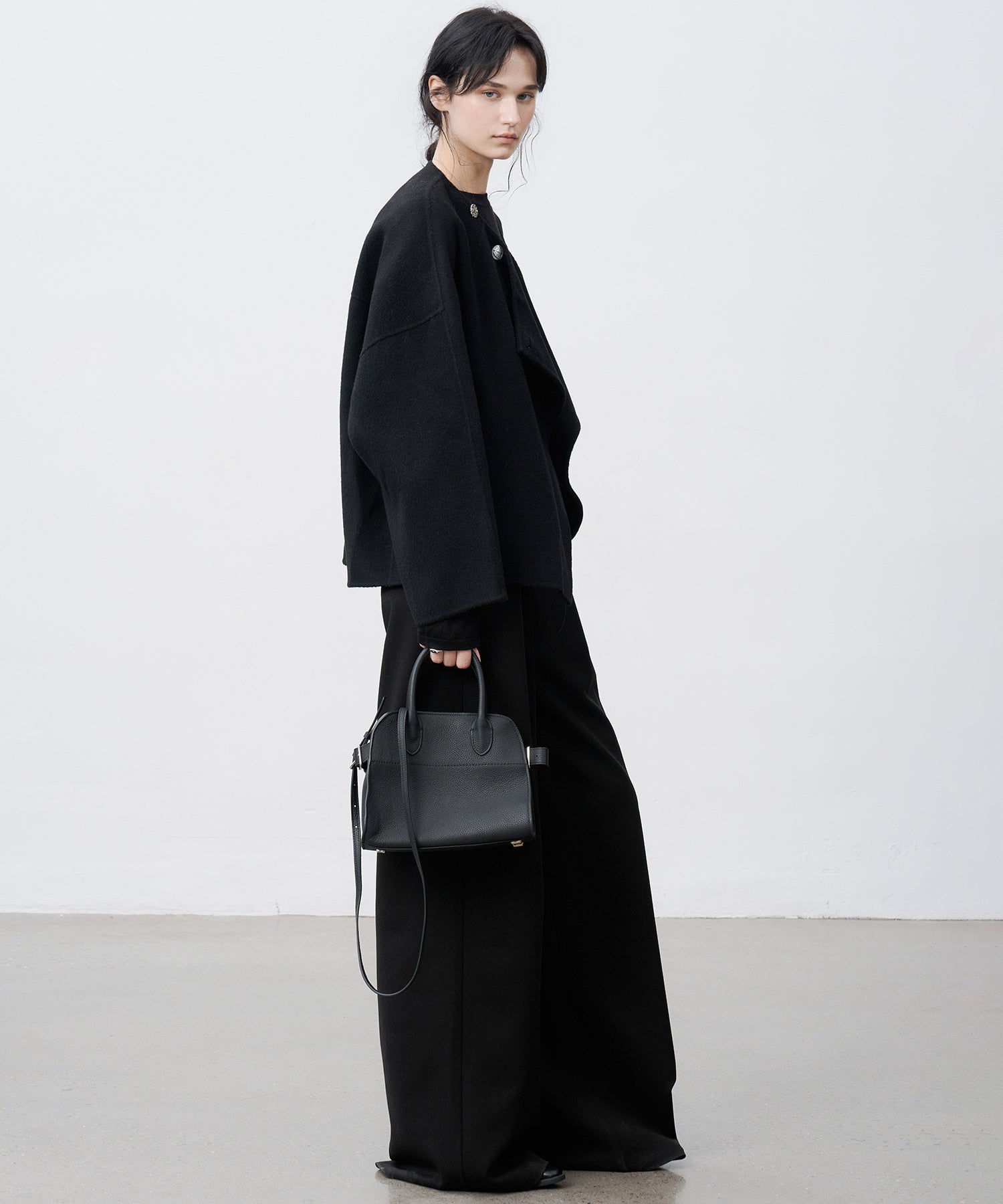 Straight Wide-Leg Trousers