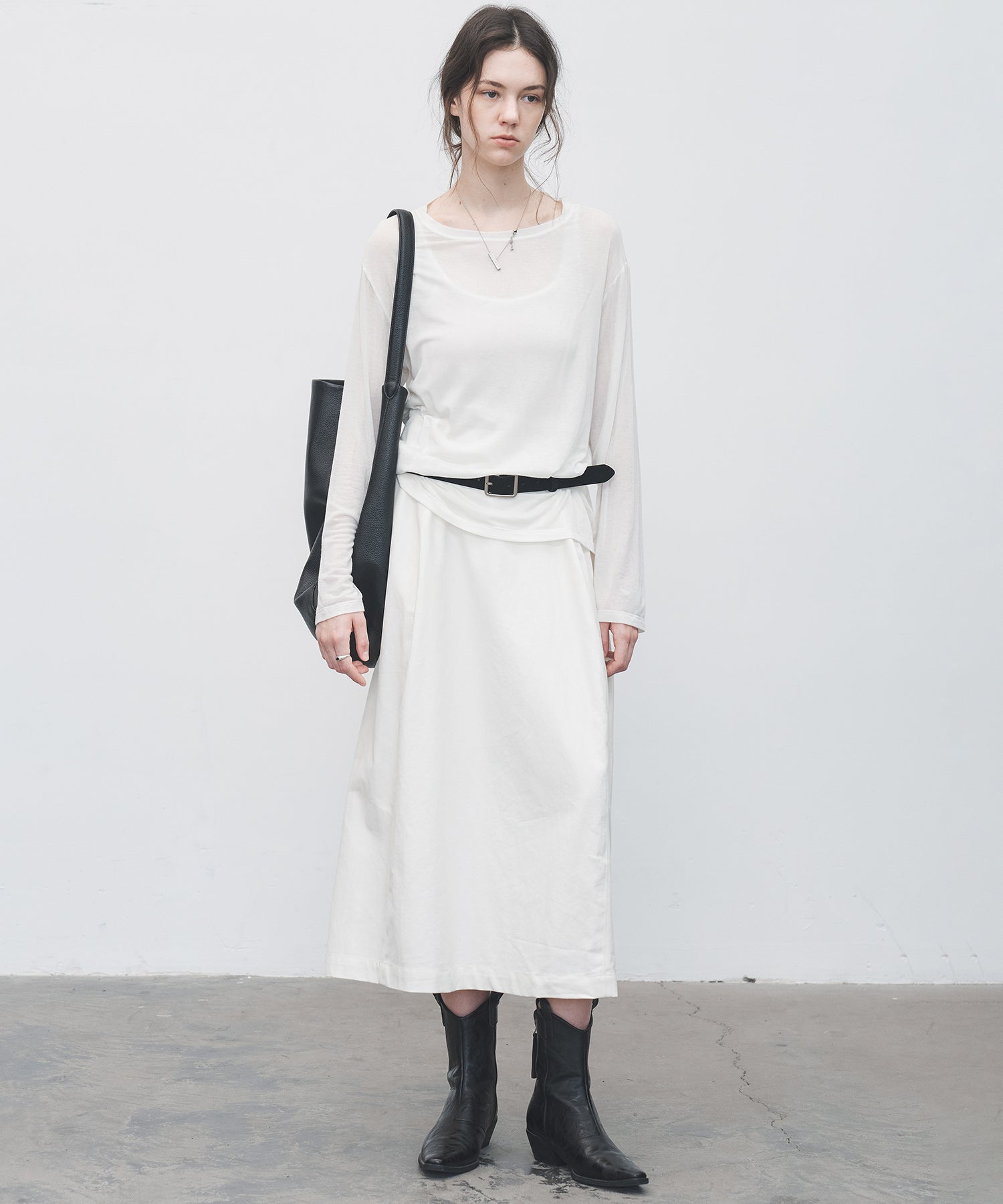 High-Waist Cocoon Balloon Skirt
