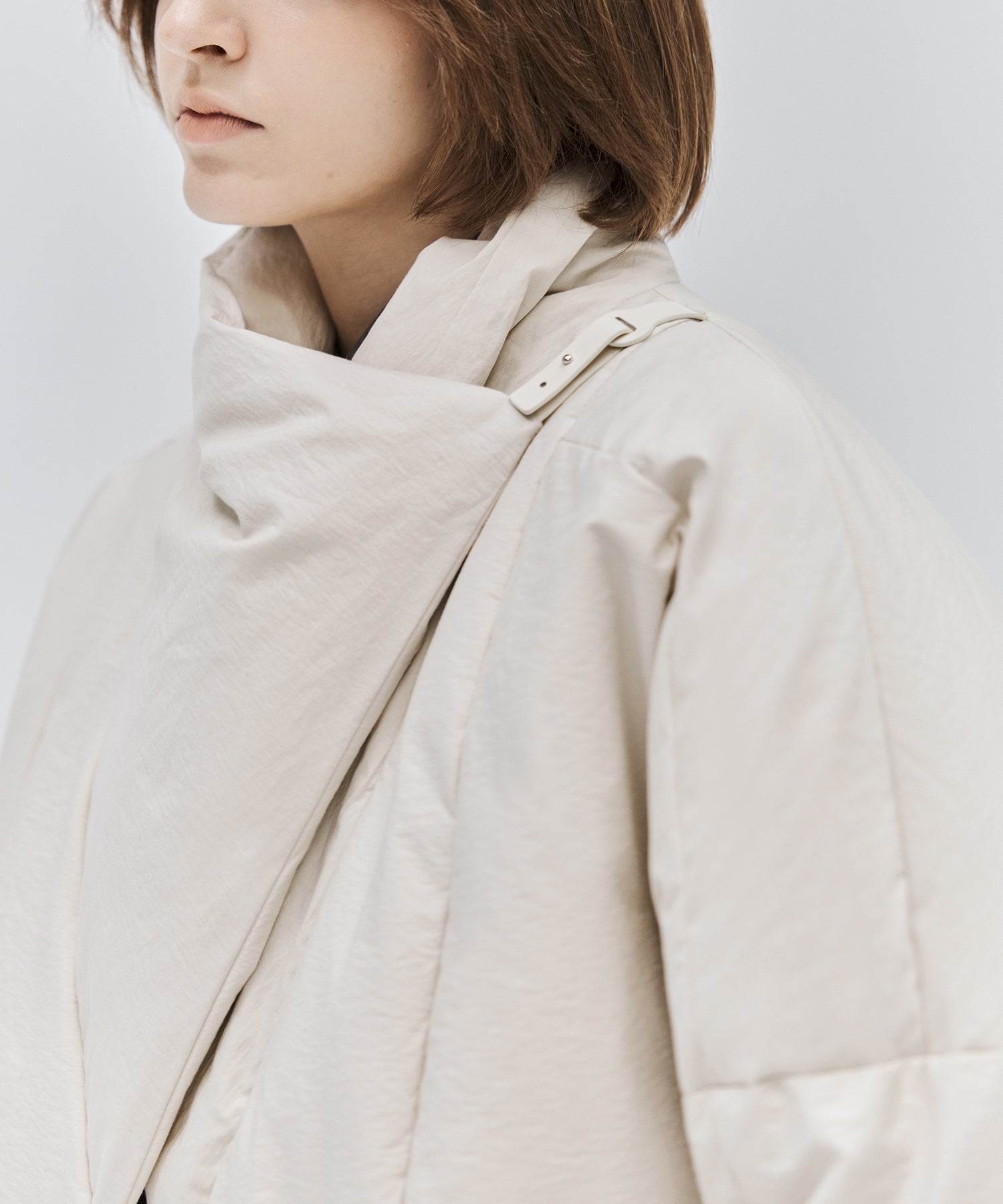 Deconstructed Wrap Down Oversized Coat