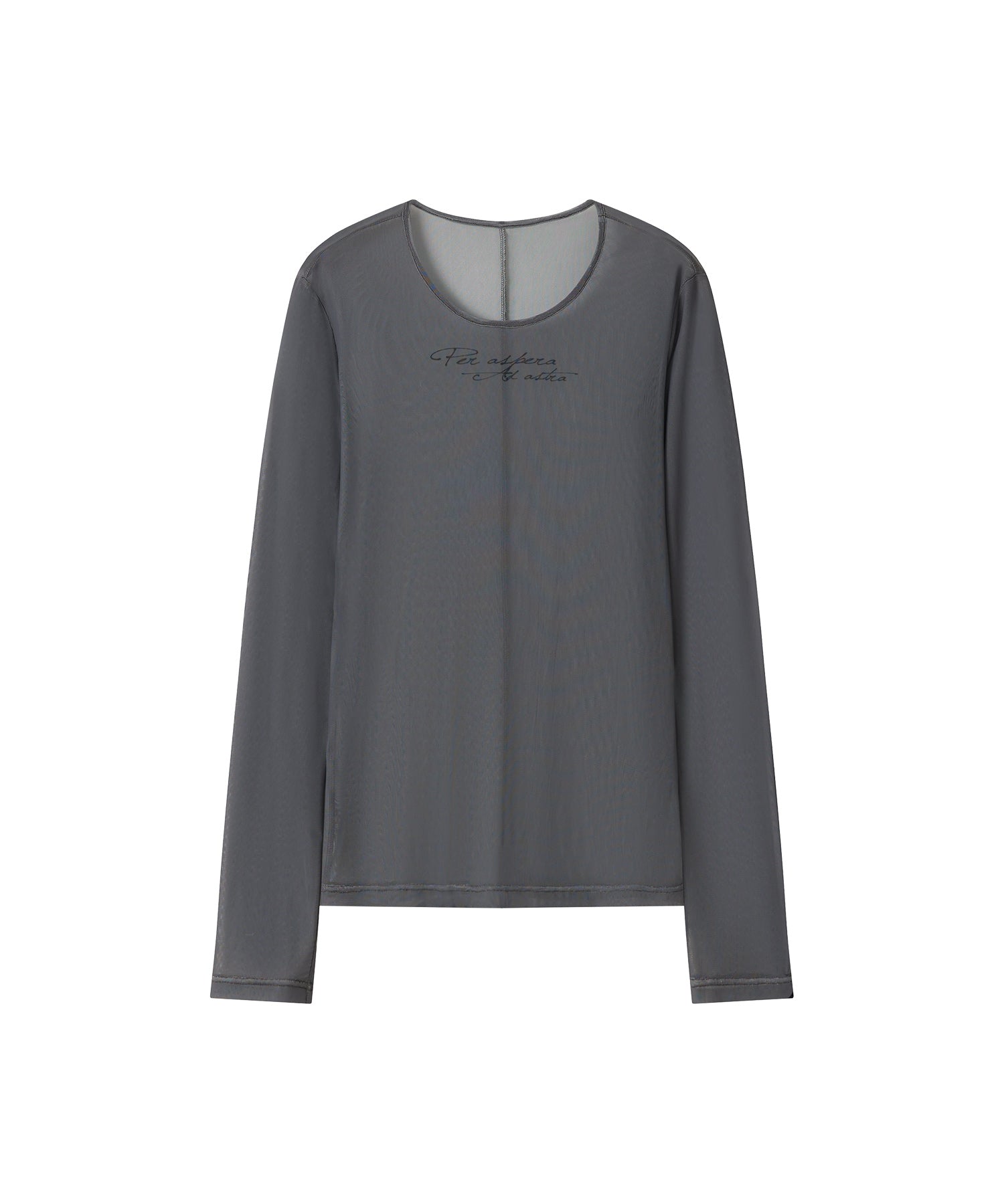 Essential Translucent Mesh Printed Top