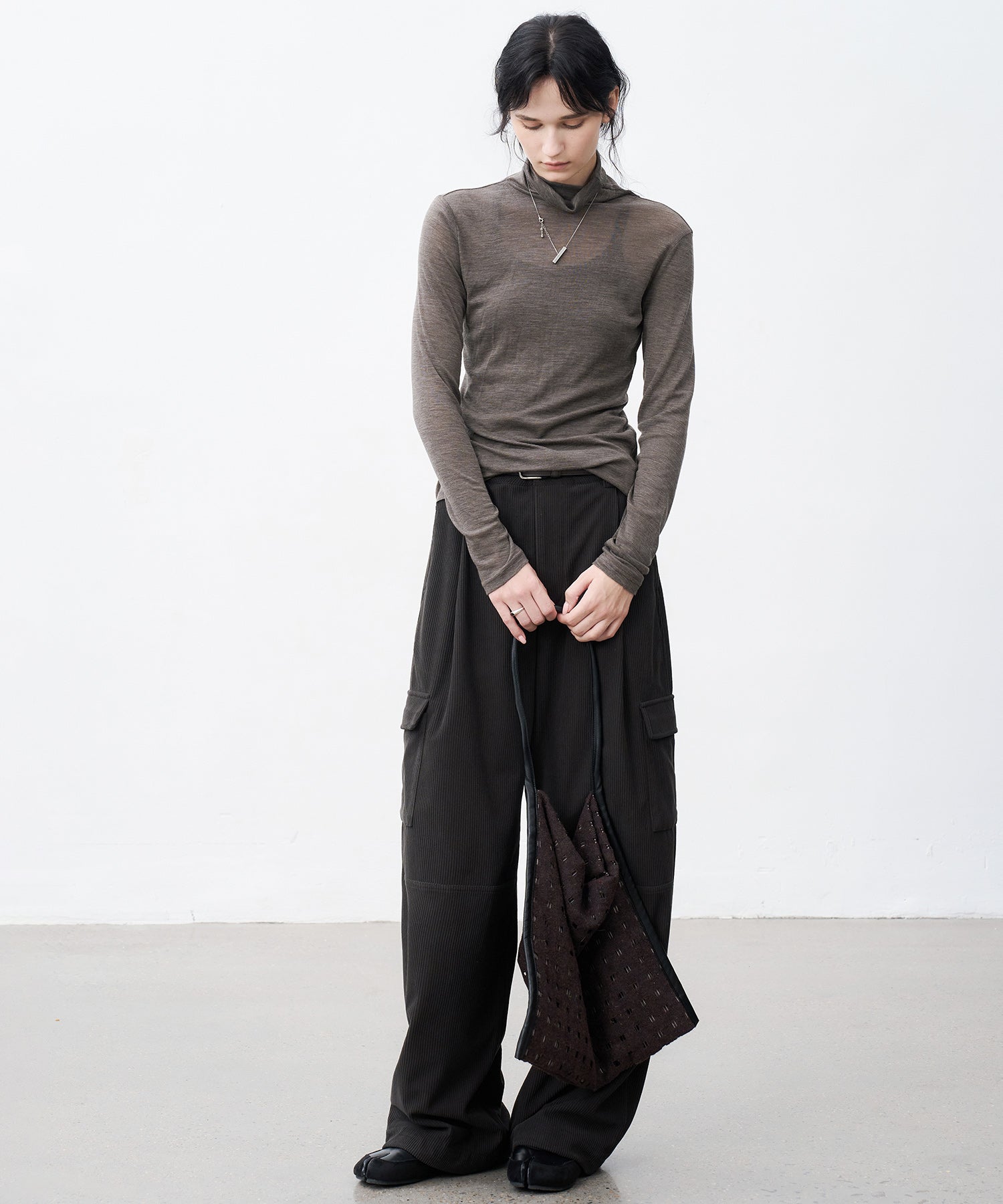 Corduroy Mid-Rise Straight Utility Pants