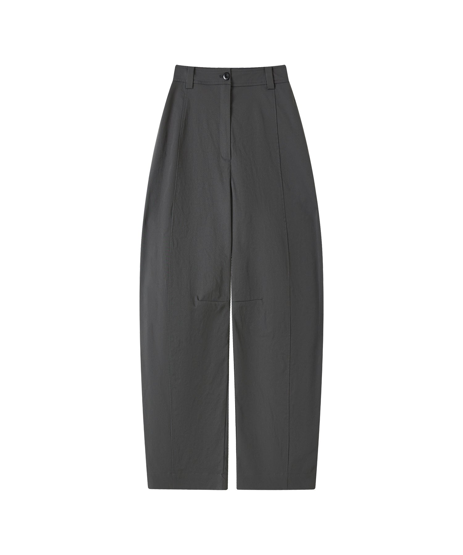 Curved Line Tuck Wide Pants