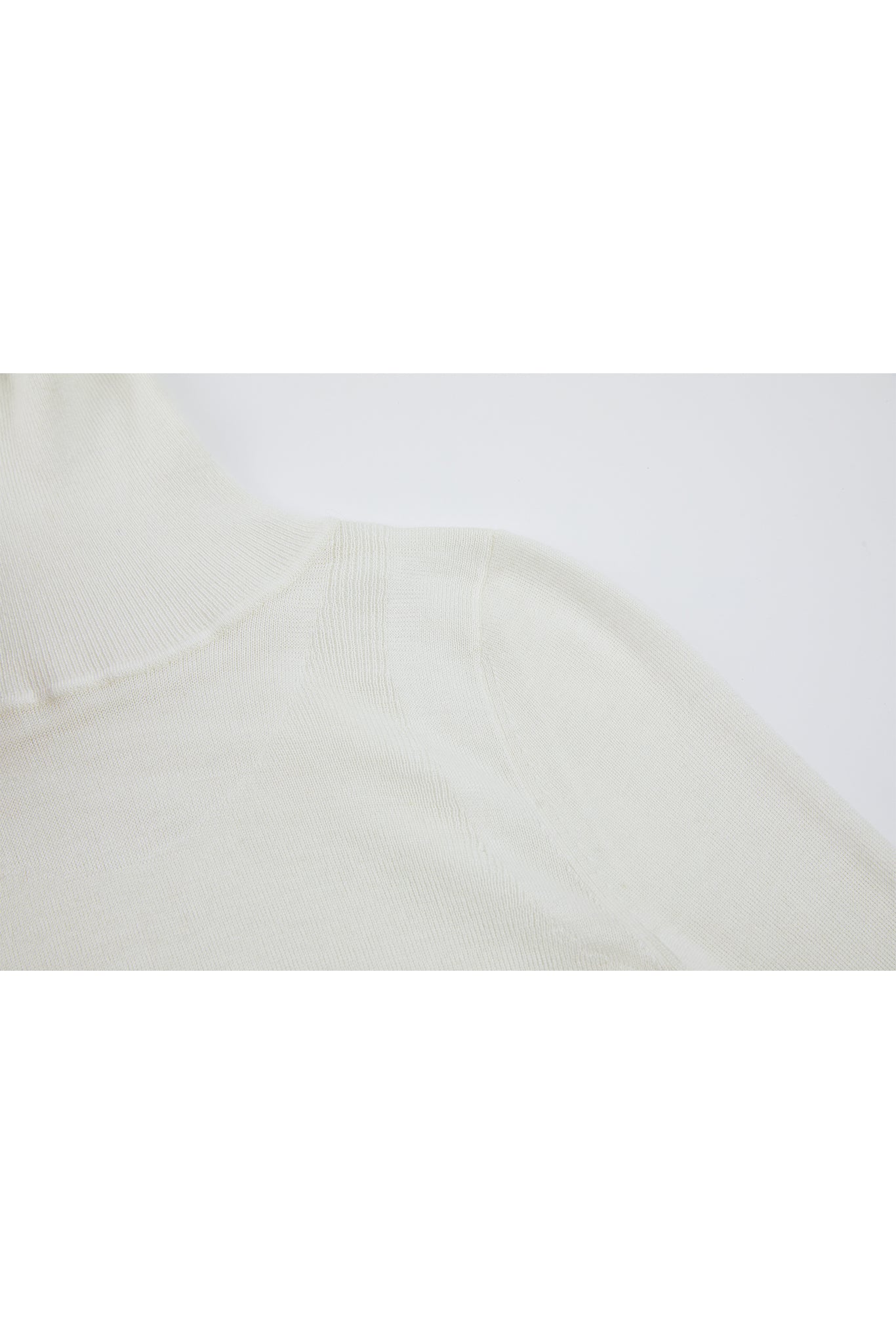 Contrast Panel Turtleneck Top