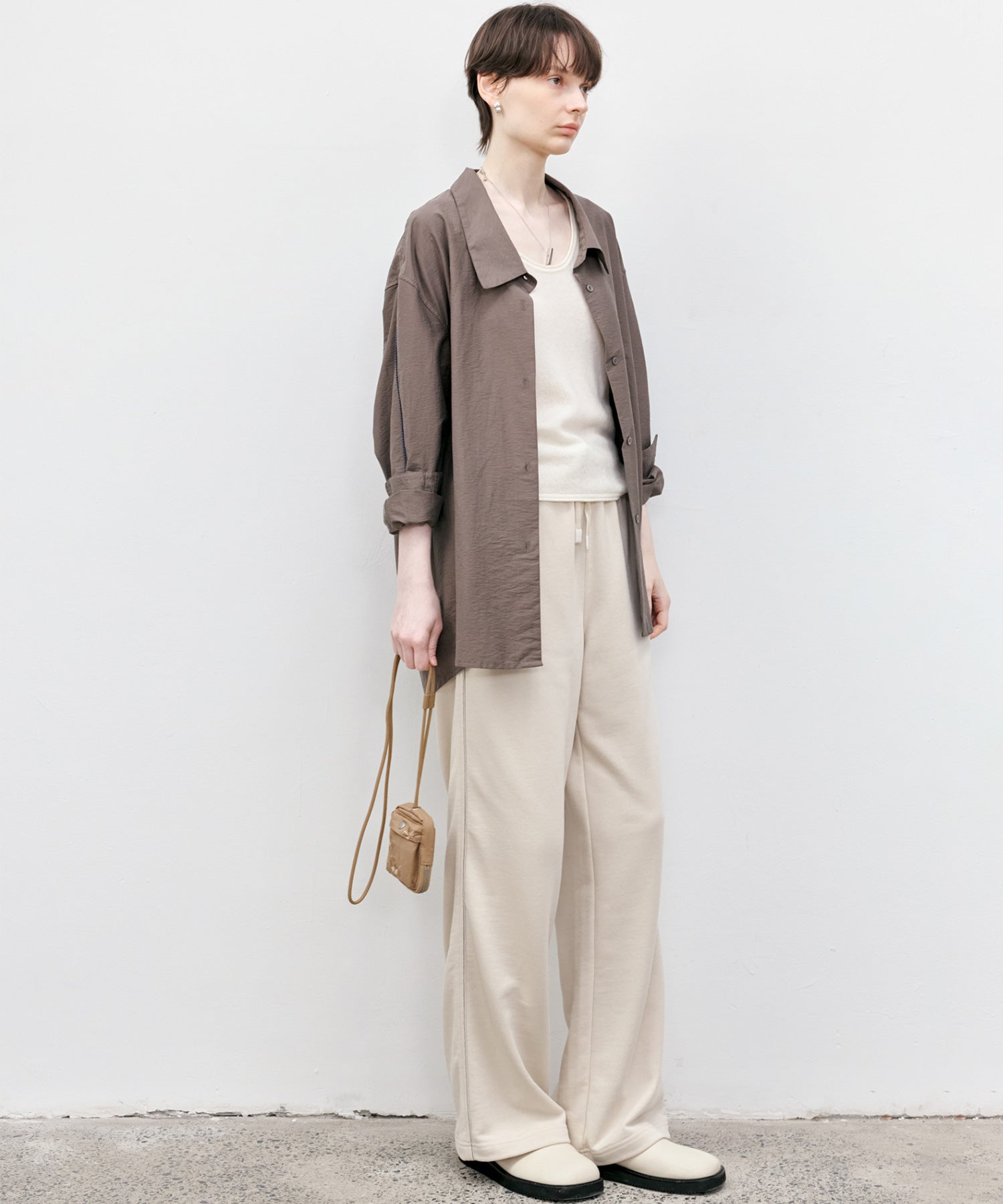 Side Stripe Design Loose Fit Straight Sweatpants