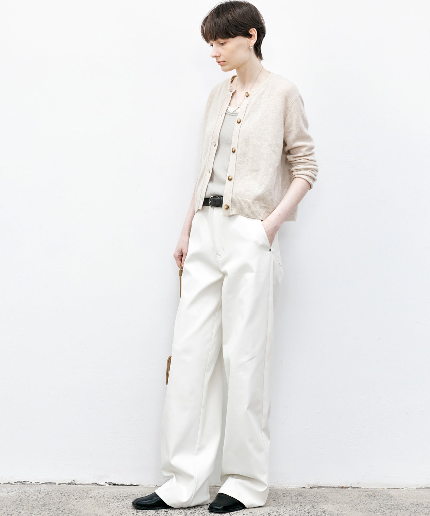 Soft Wool Basic Cardigan