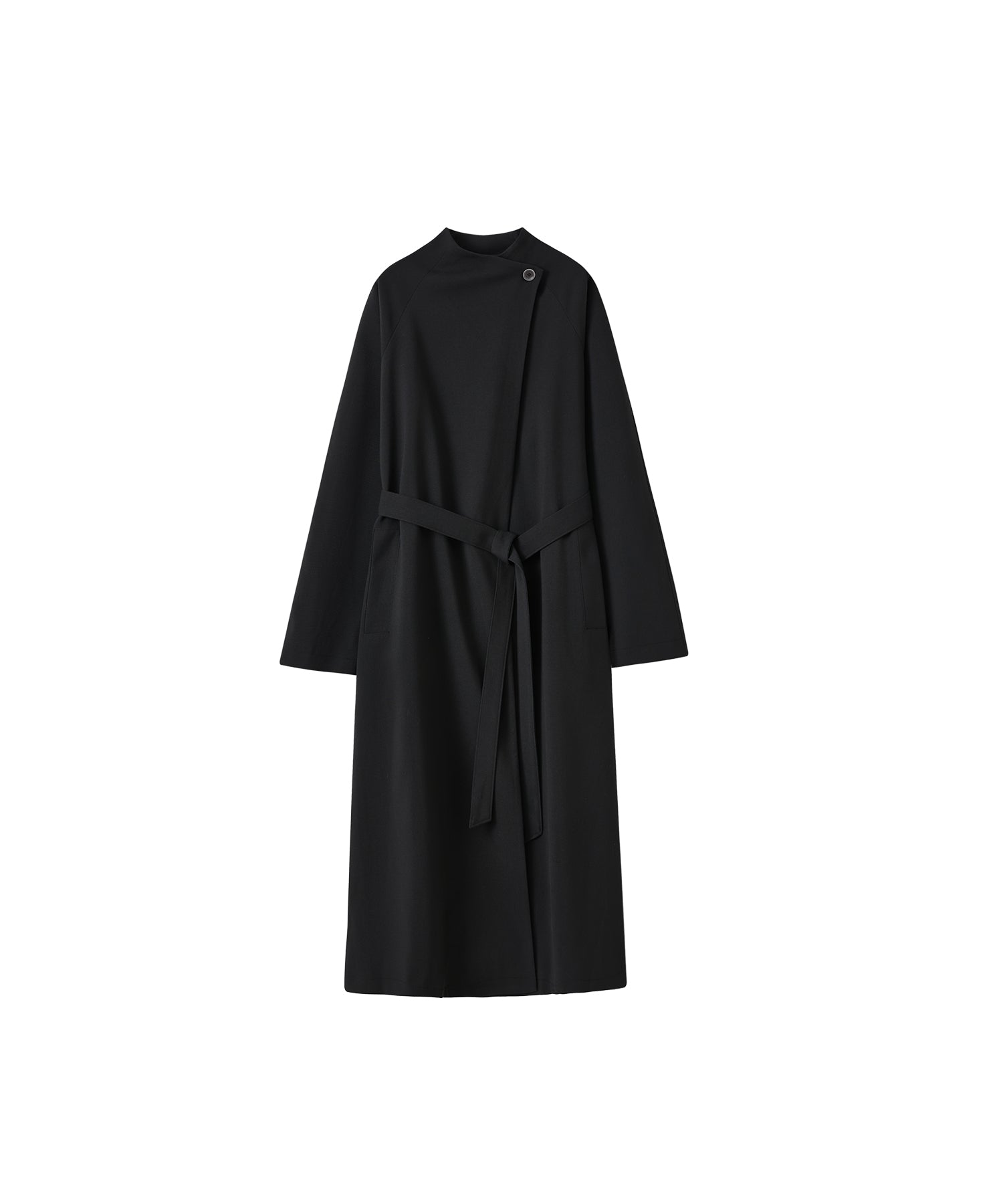 Drape Neck Oversized Trench Coat