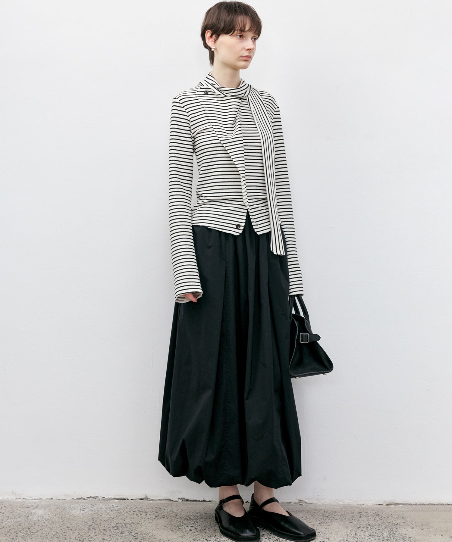 Striped Bow-Tie Top