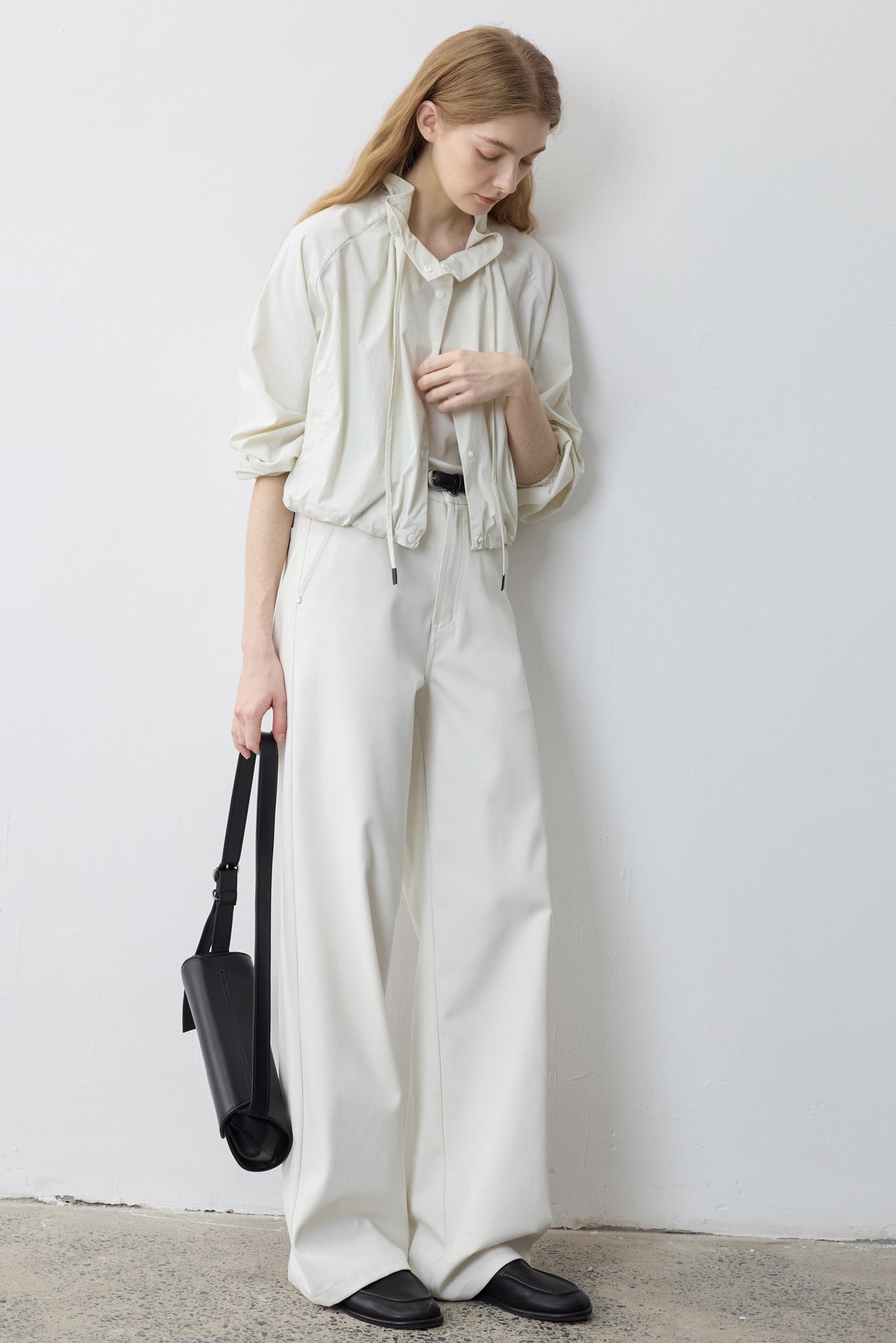 UV Protection Drawstring Light Blouson