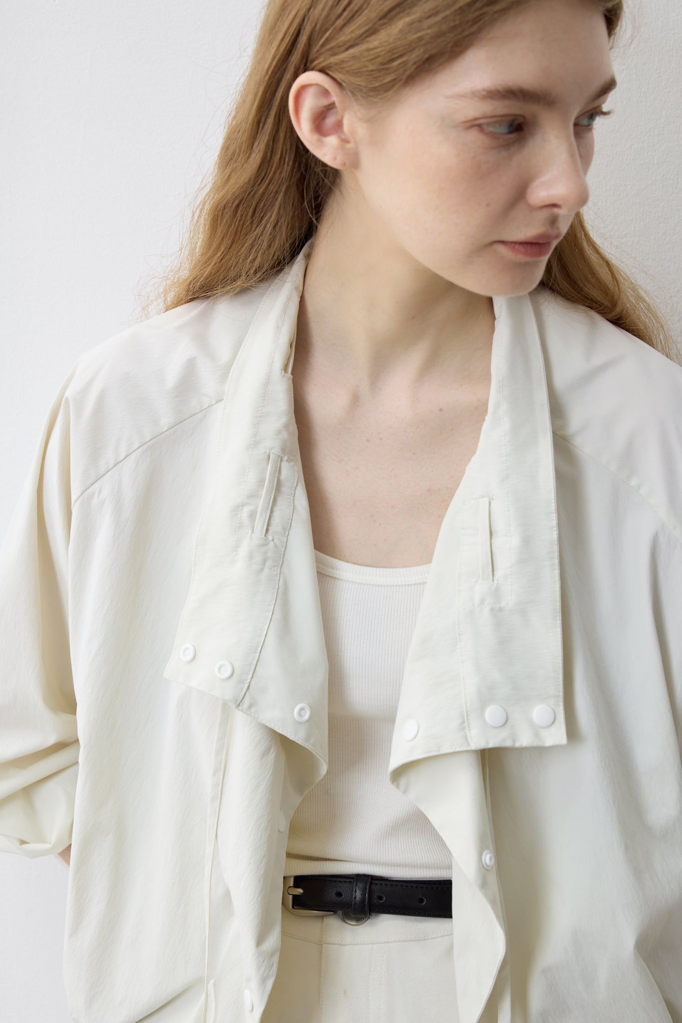 UV Protection Drawstring Light Blouson