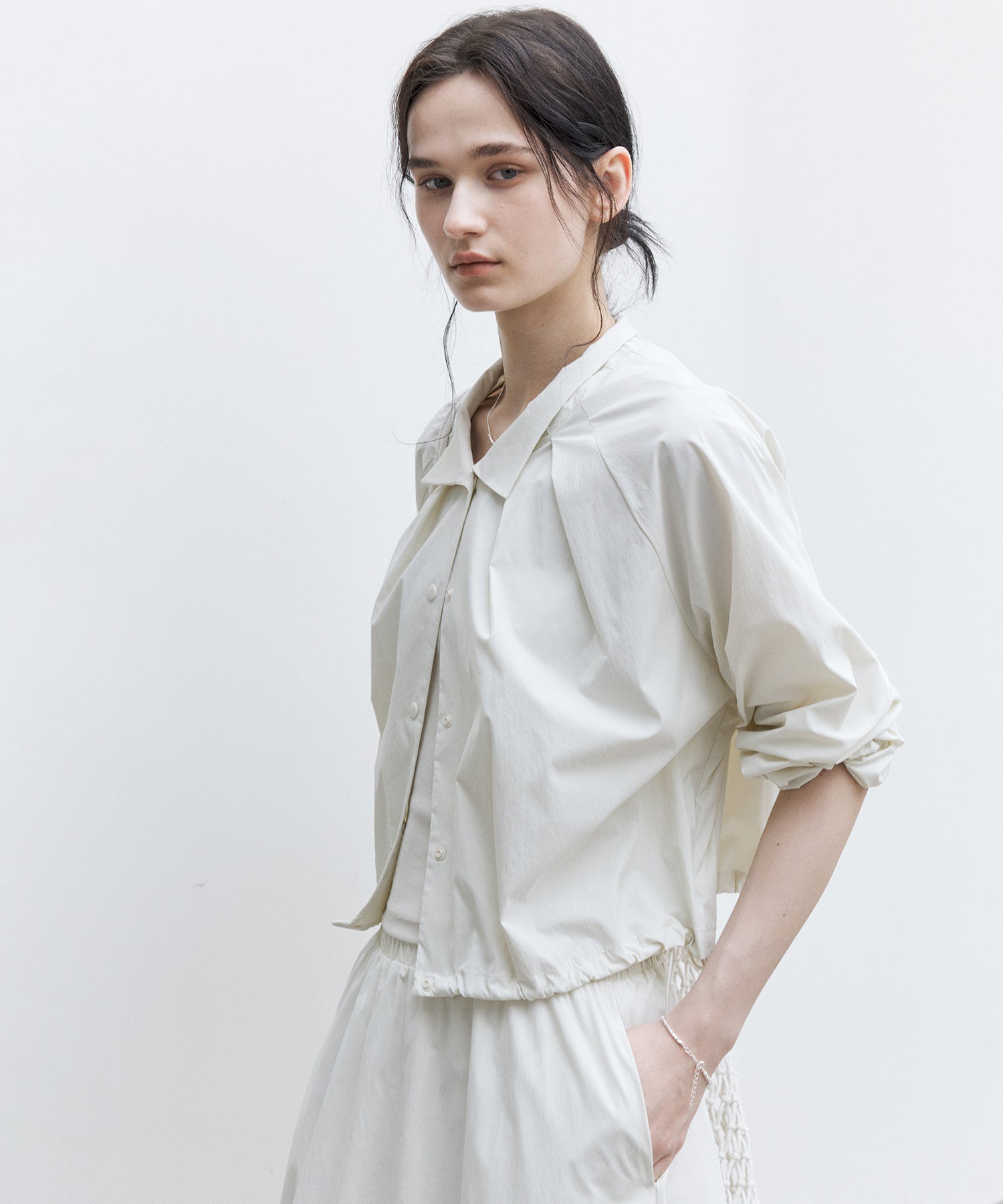 UPF50+ Drawstring Short UV Jacket