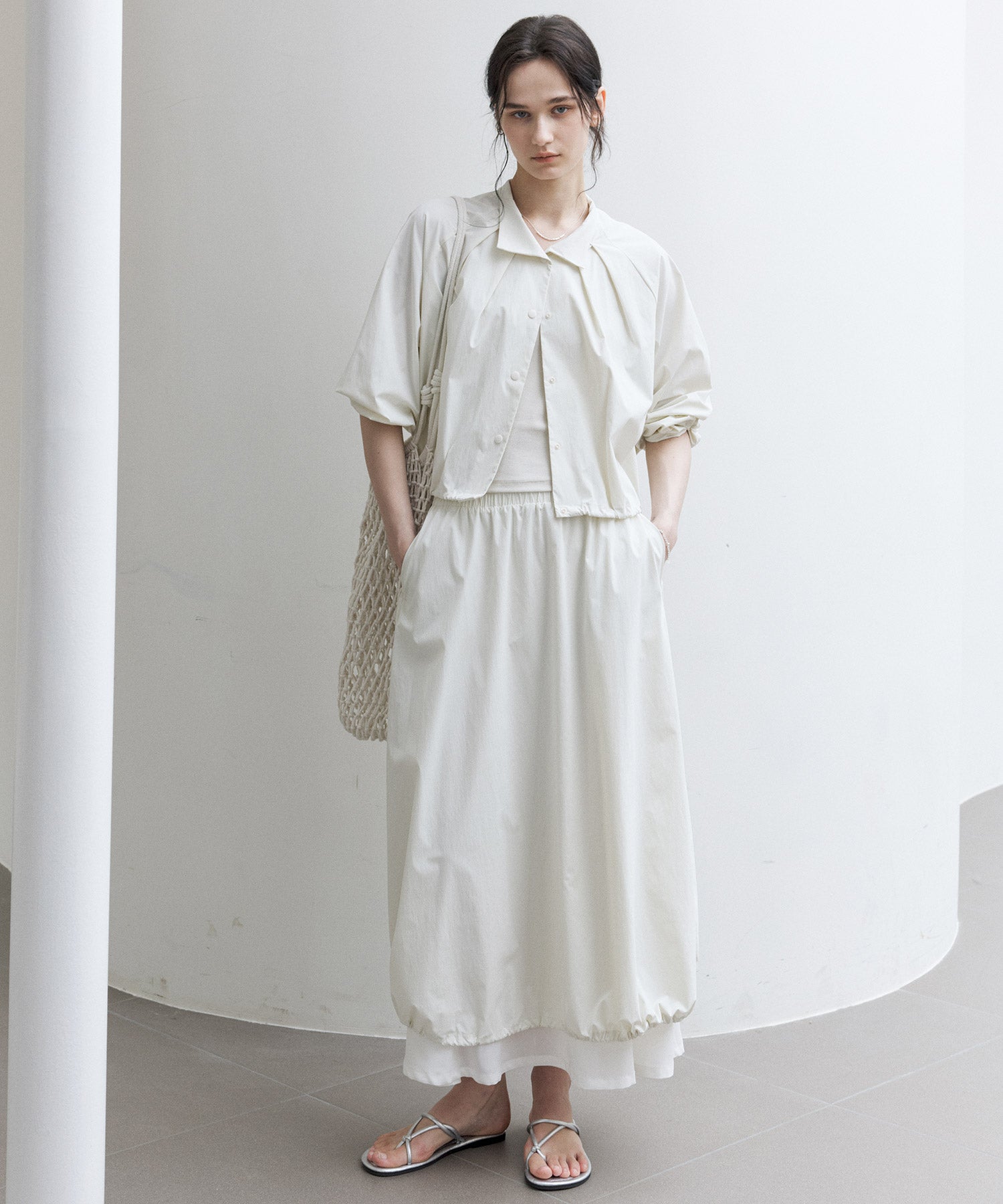 UPF50+ Drawstring Short UV Jacket