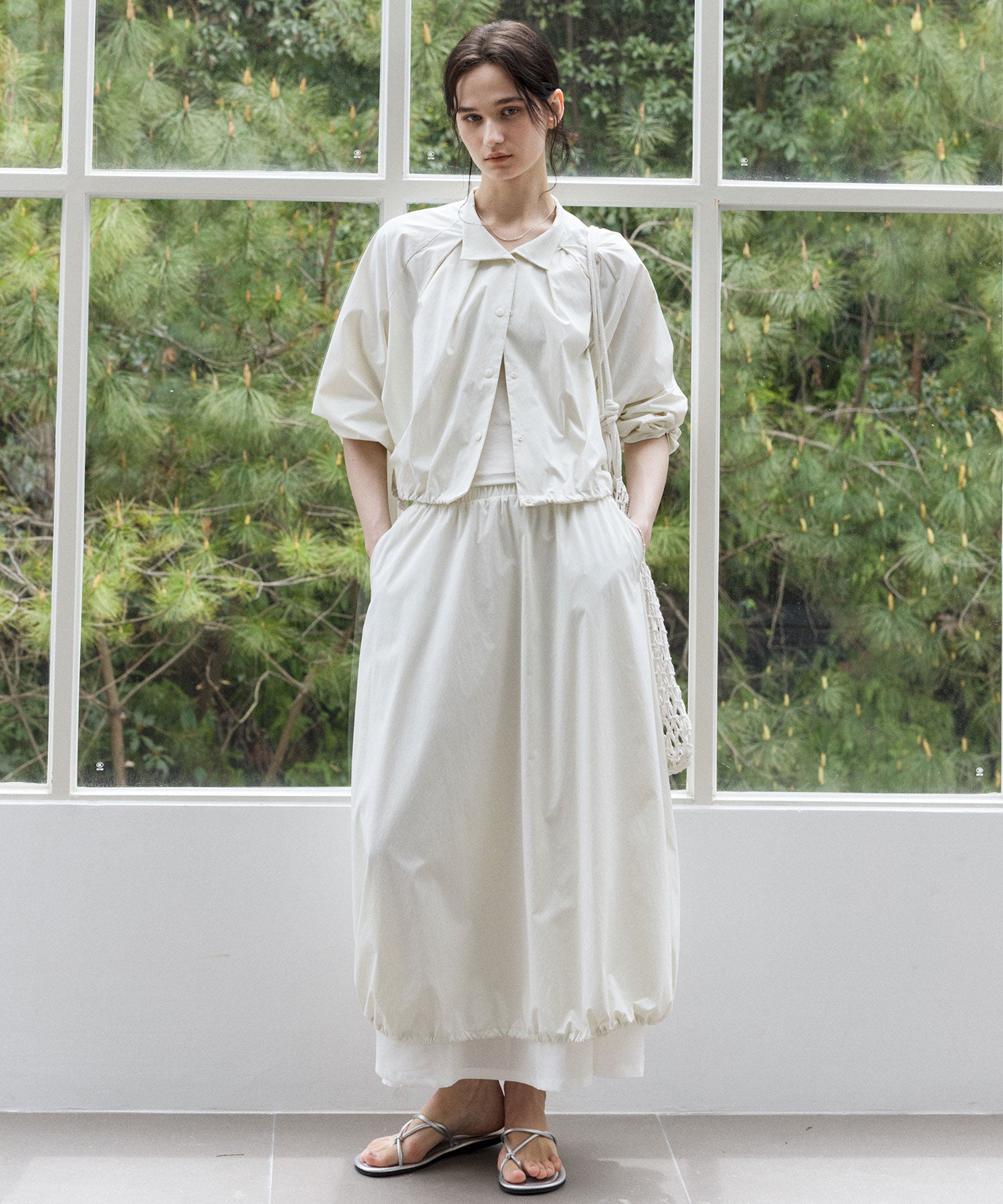 UPF50+ Drawstring Short UV Jacket