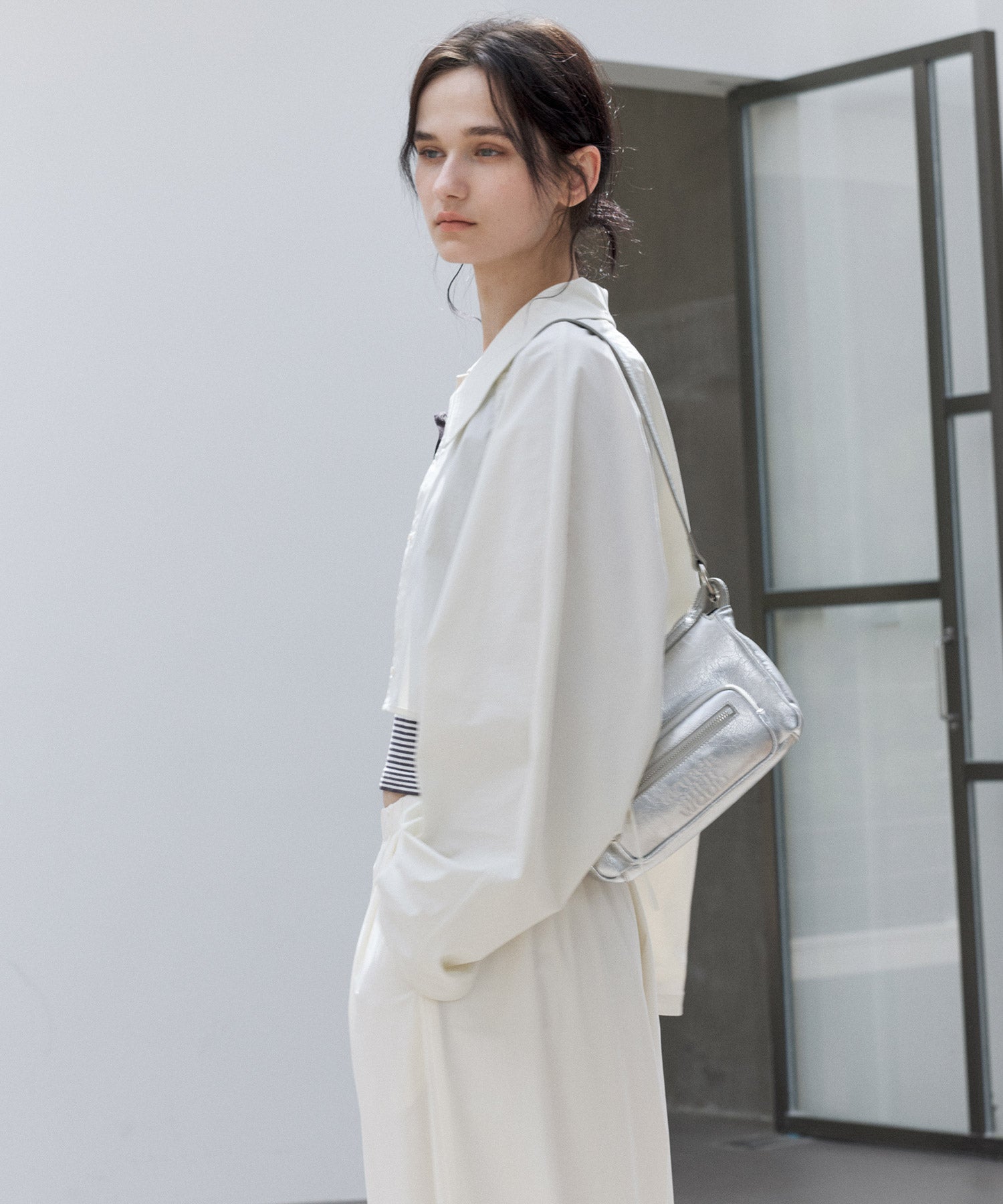 UV-blocking Back Drawstring Gather Cropped Light Jacket