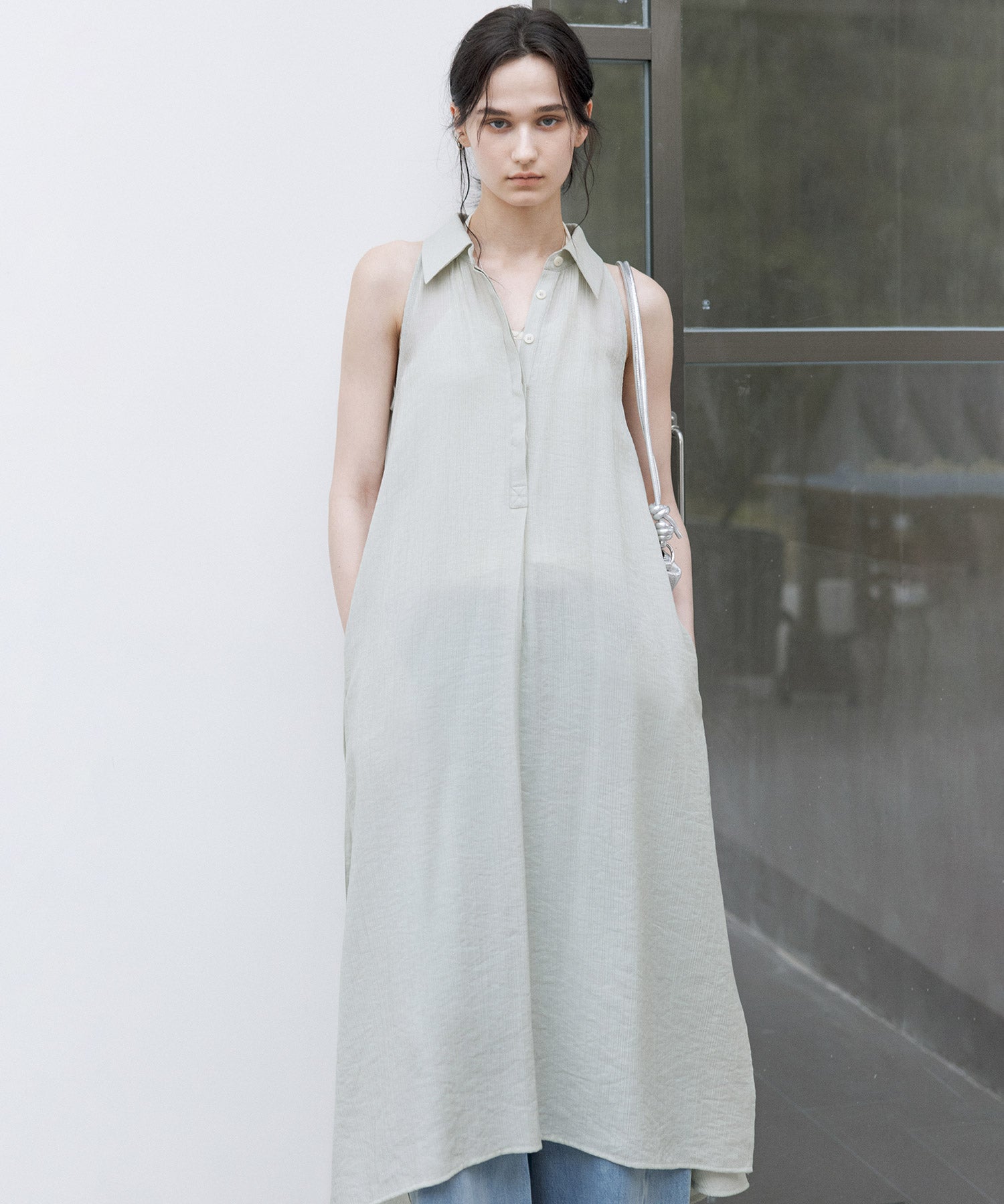 American Sleeve Layered Tunic Dress