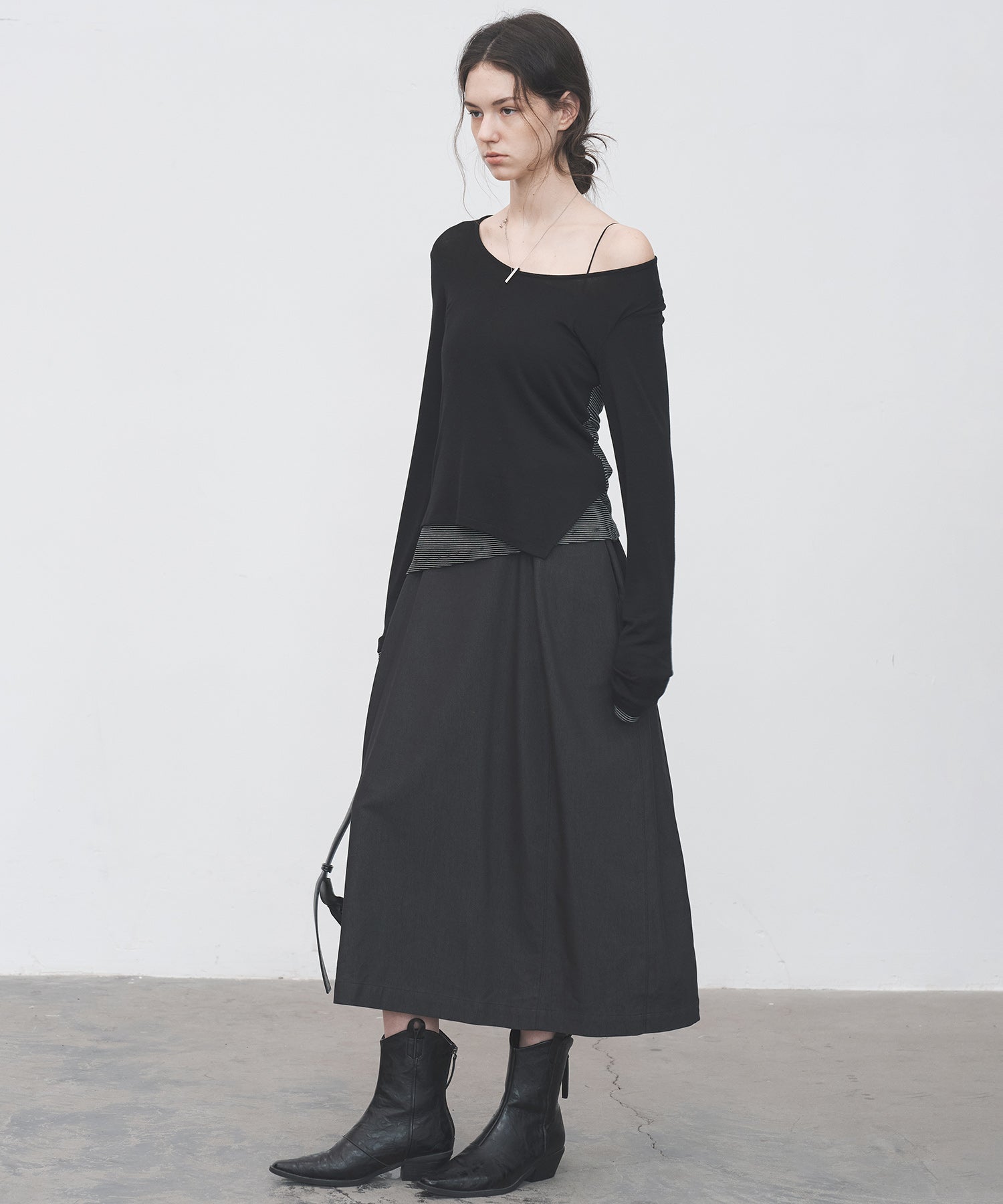 High-Waist Cocoon Balloon Skirt