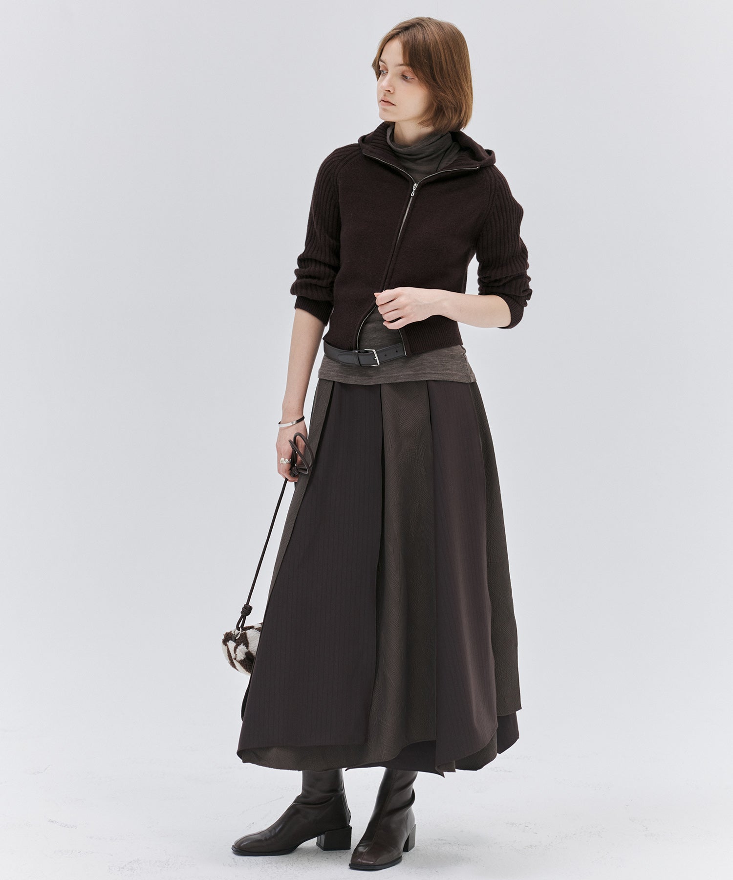 Deconstructed Multi-Panel A-Line Skirt