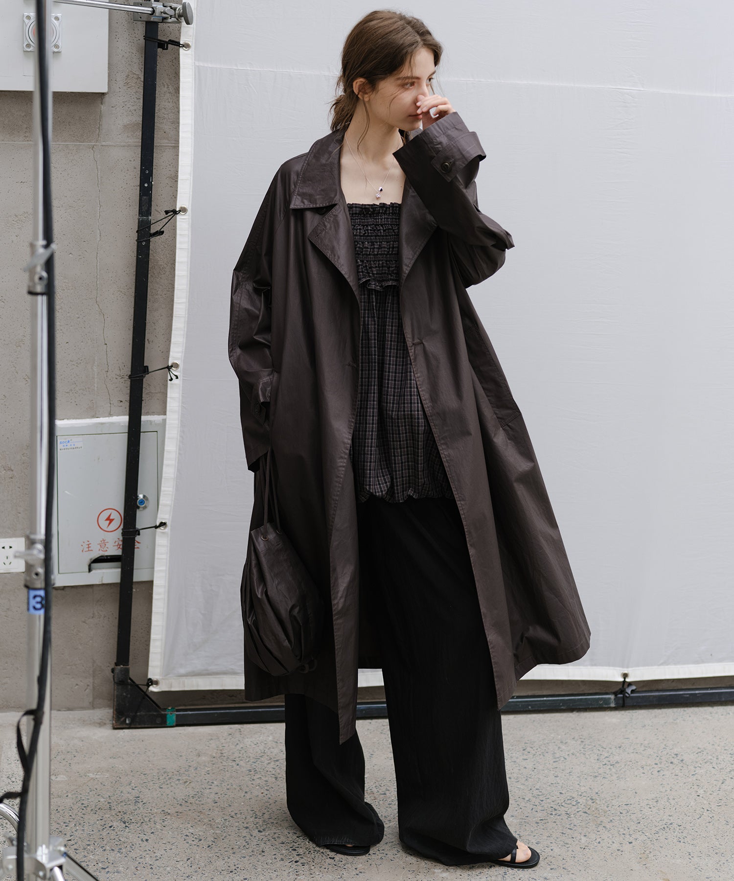 "Shipping late February to early March" Oversized Belted Long Trench Coat