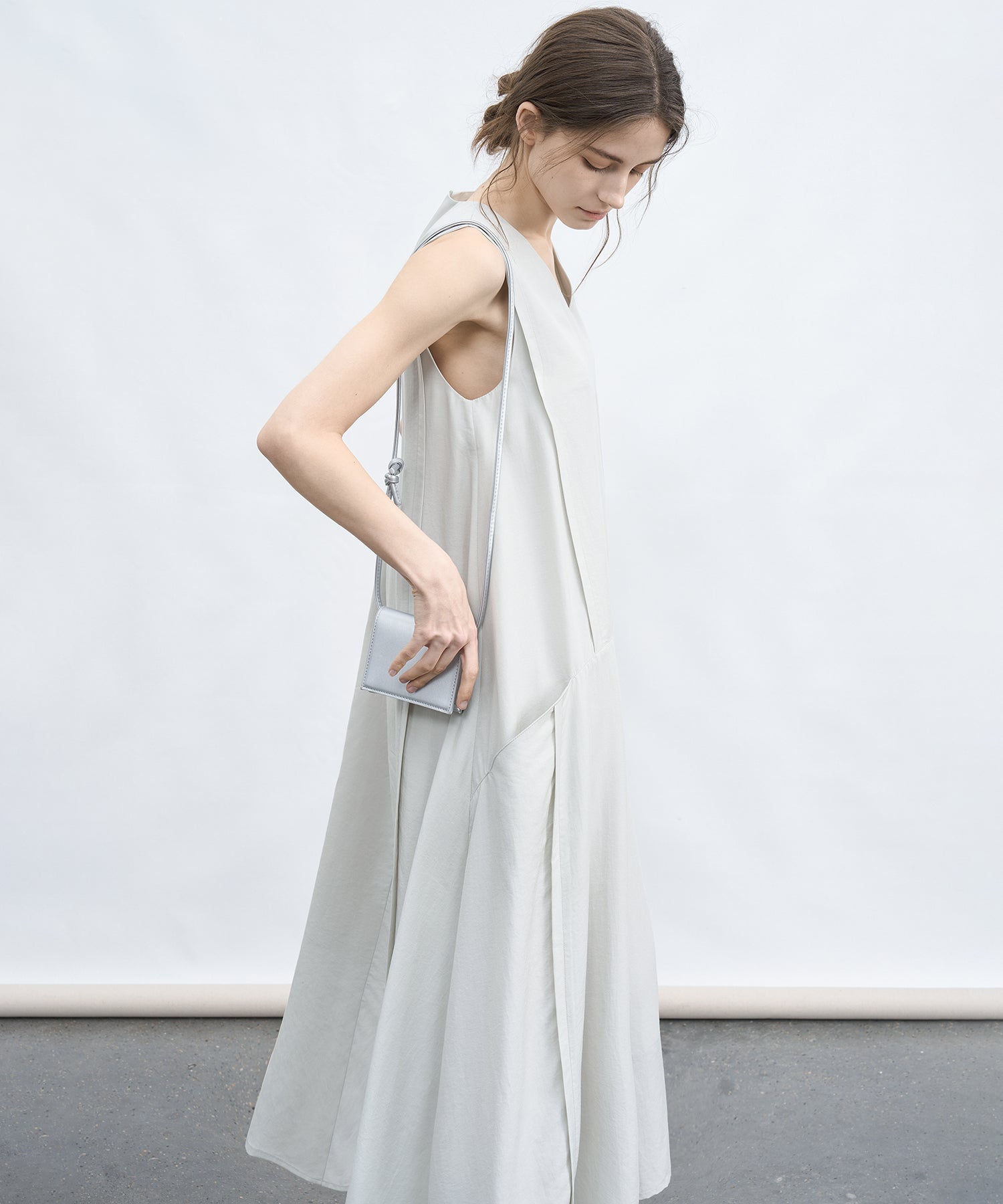 Sleeveless V-Neck A-Line Dress