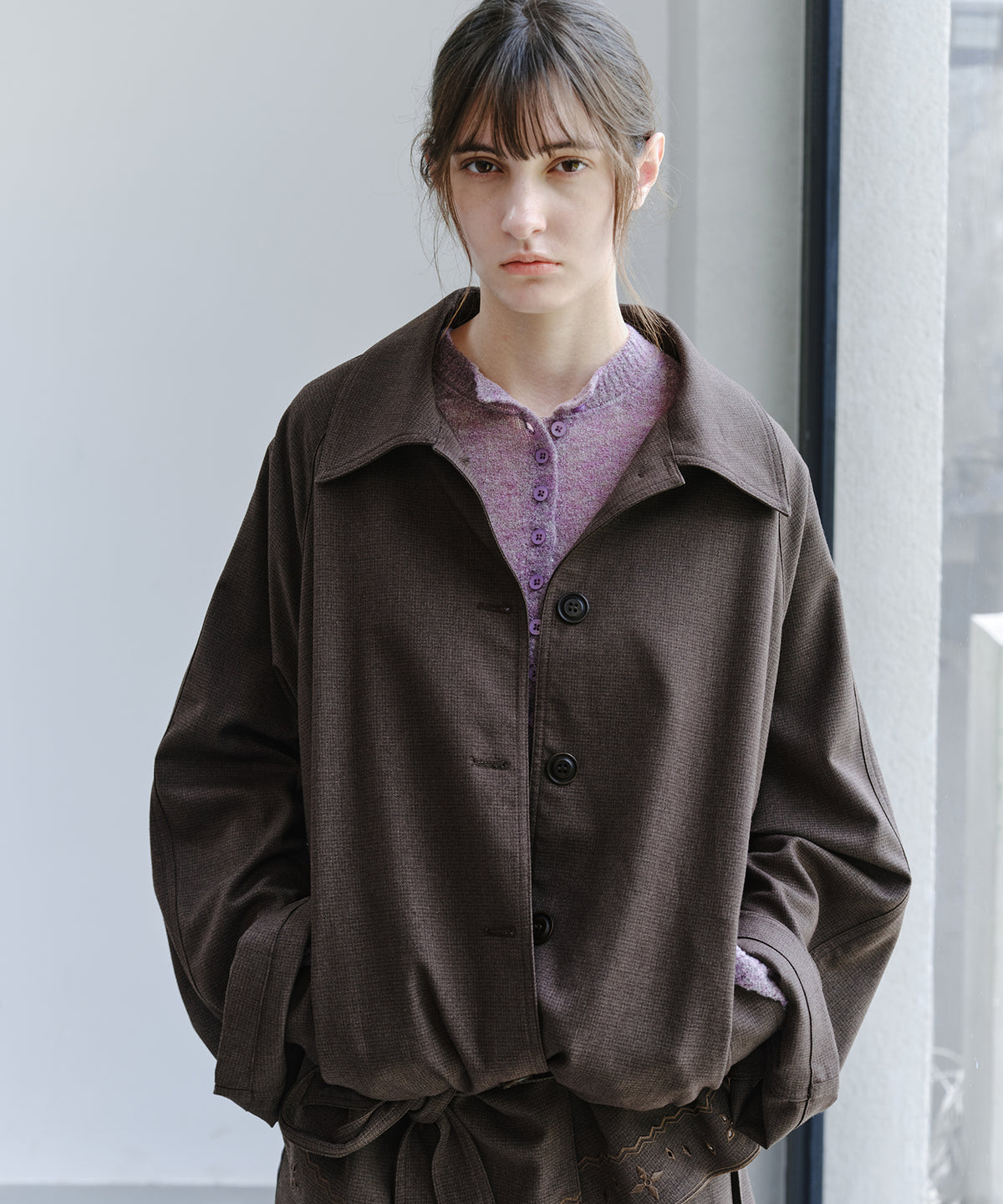 「9月下旬出荷予定」Vintage Embroidered Oversized Jacket
