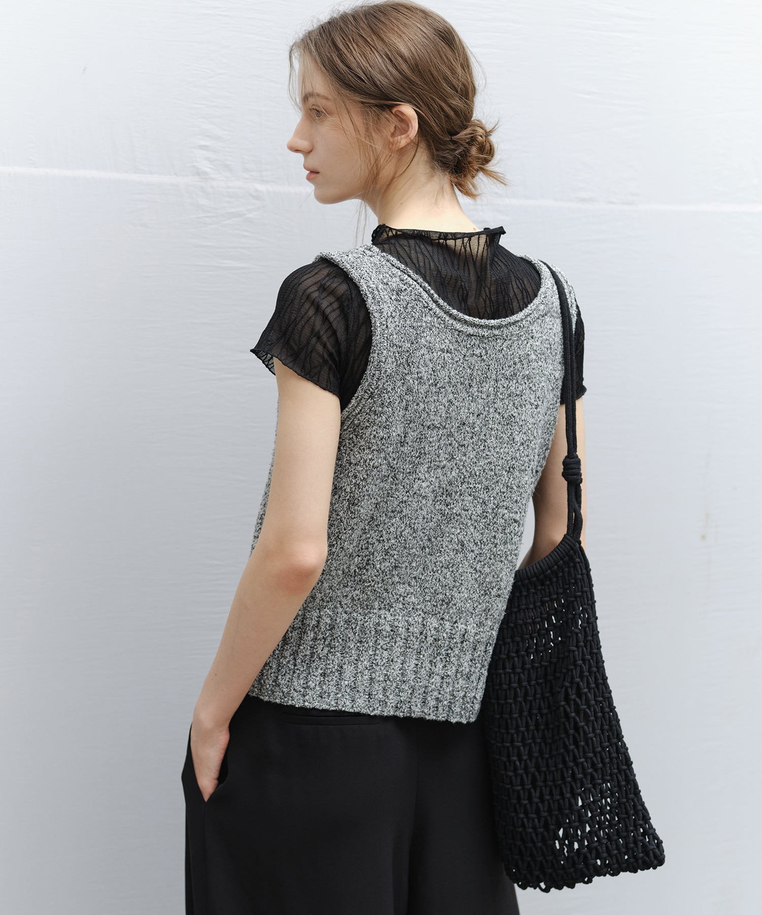 “Shipping in early March” Marl Knit Tank Vest