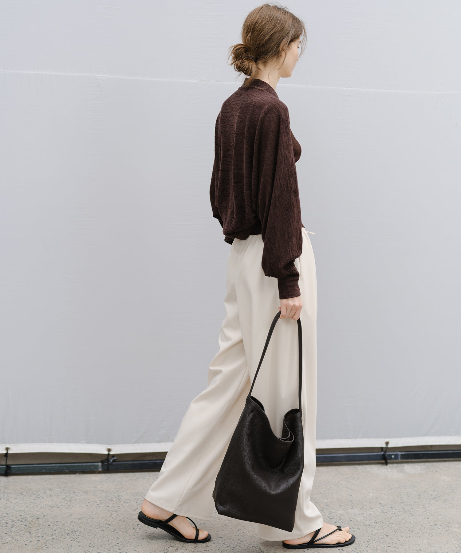 "Shipping from late February to early March" Textured Sheer Bolero Cardigan