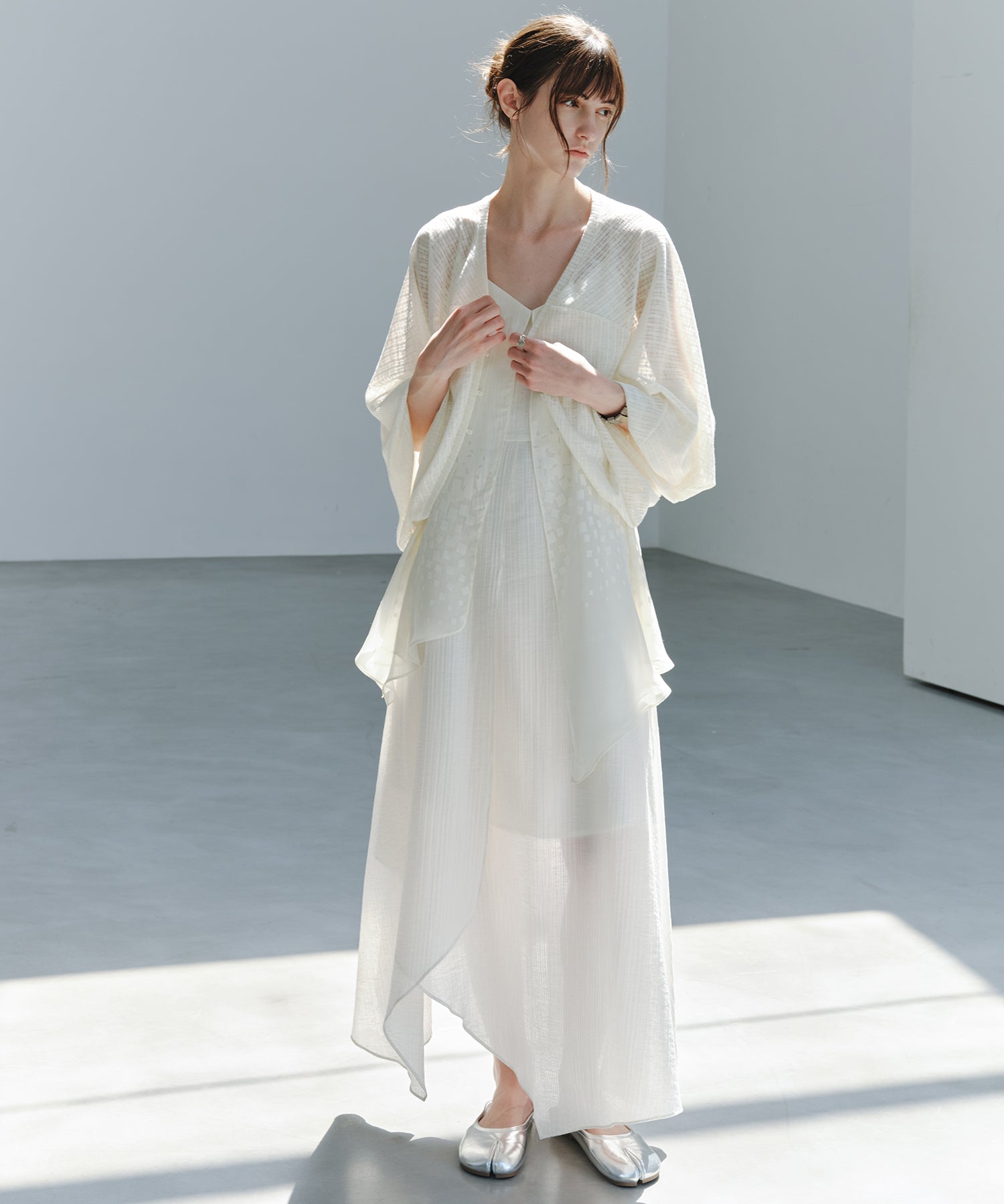 「7月中旬~下旬出荷」Gradient Layered Camisole Dress