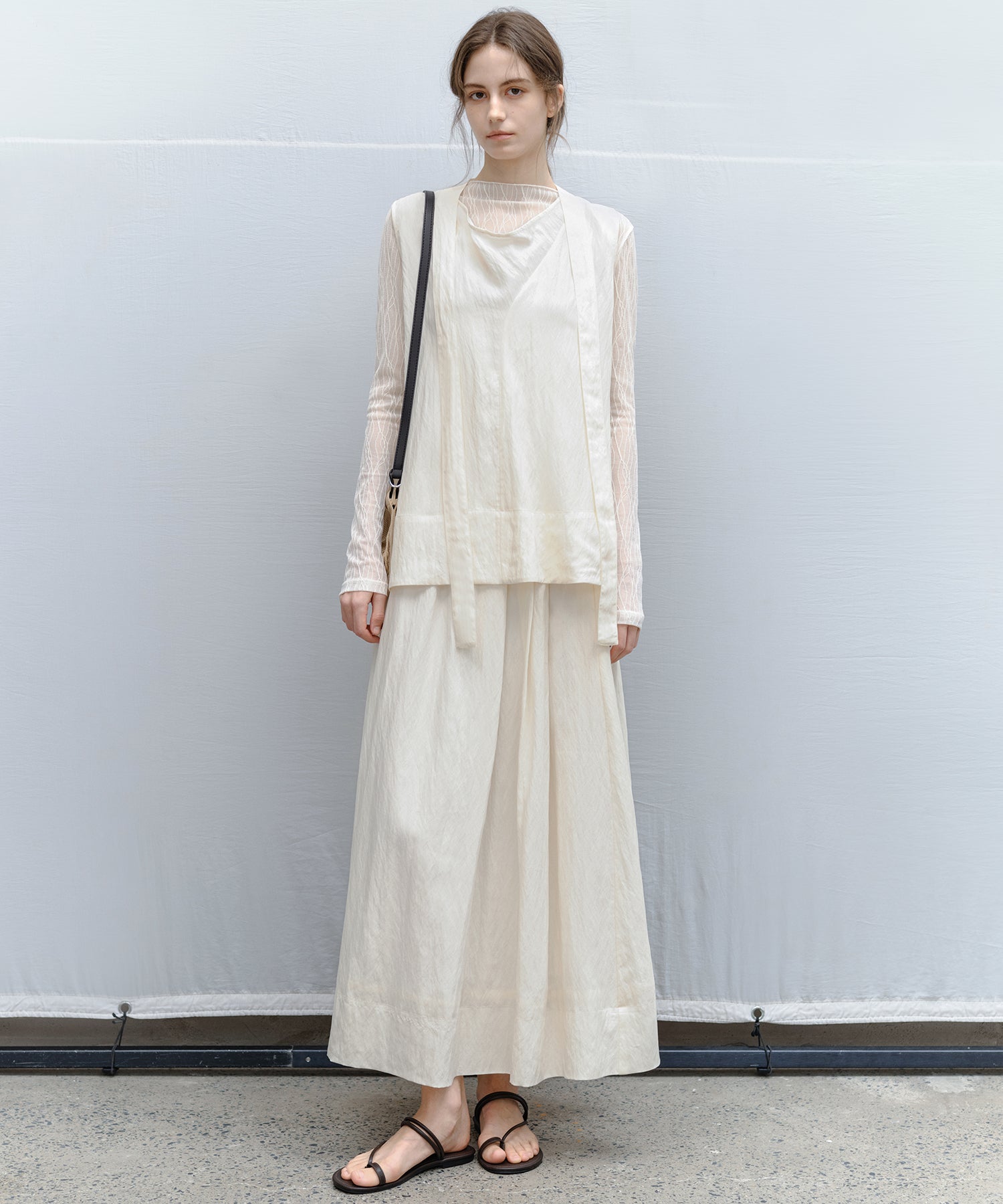 Flared Long Skirt