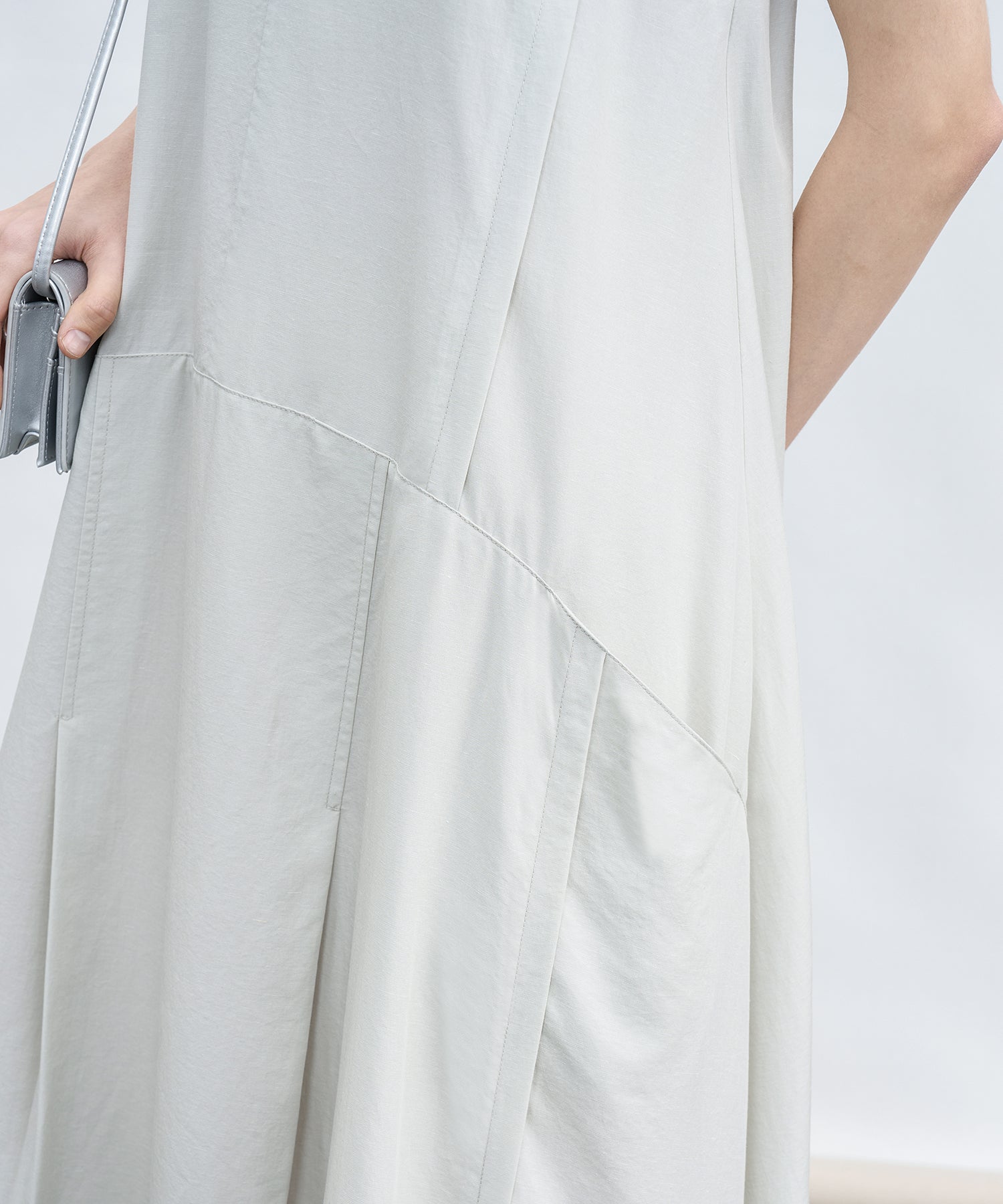 Sleeveless V-Neck A-Line Dress
