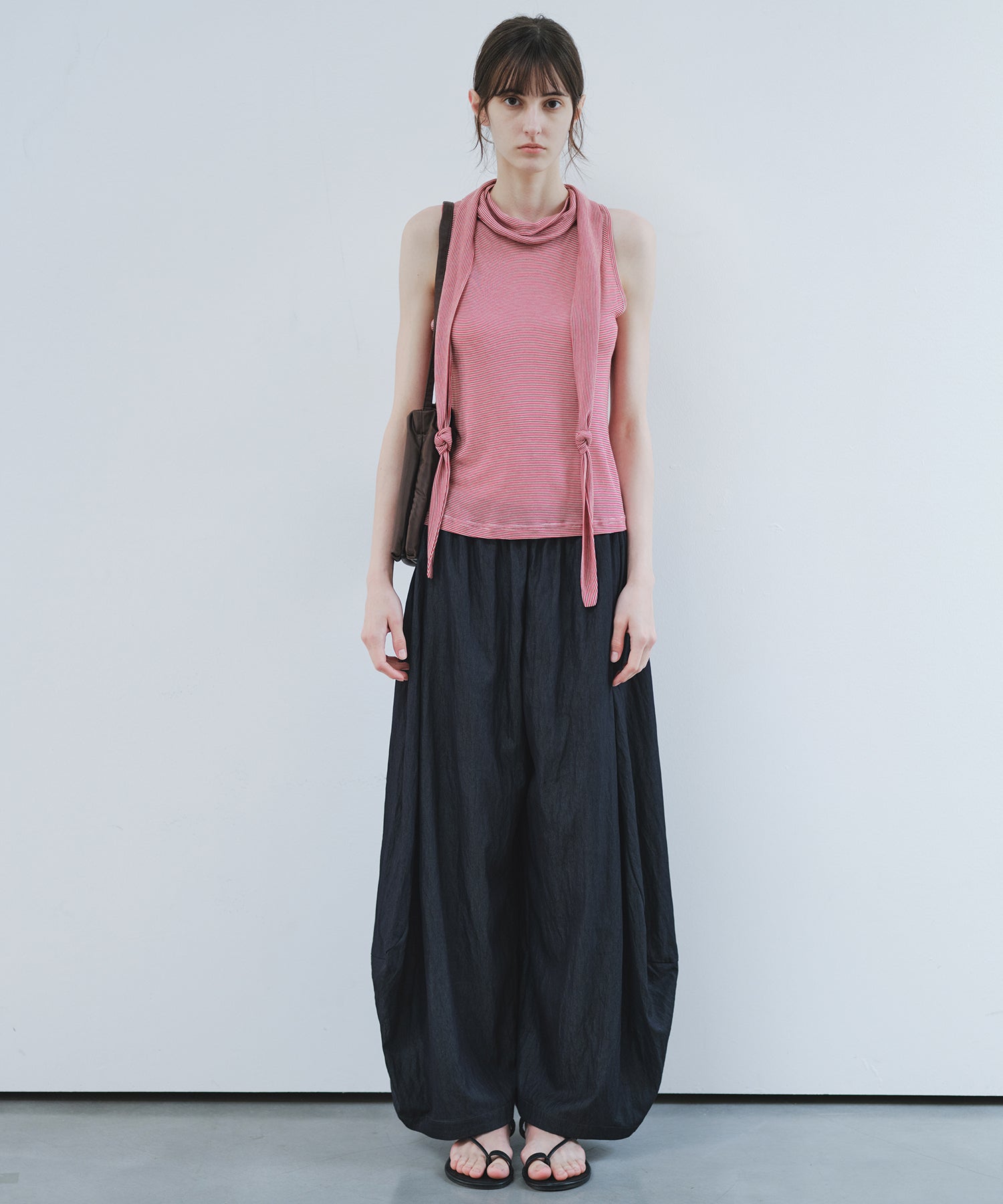 「6月上旬~中旬出荷」Nuanced Draped Wide Pants