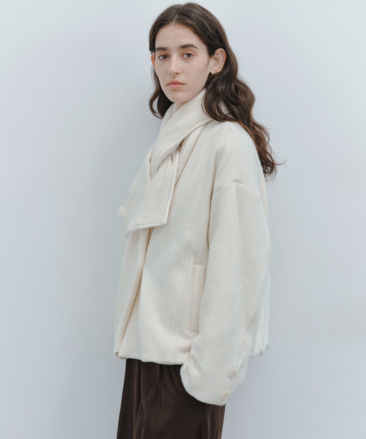 「10月下旬出荷予定」Oversized Cape Short Coat
