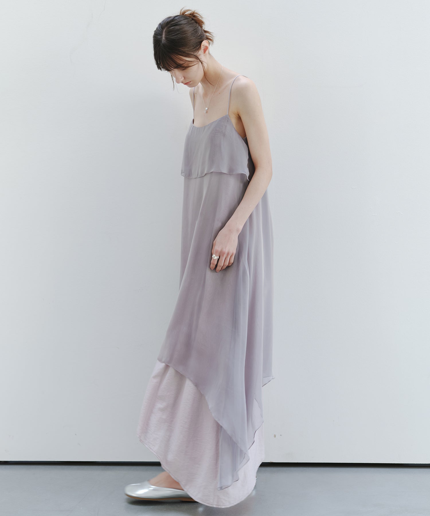 「7月上旬~中旬出荷」Layered Camisole Dress