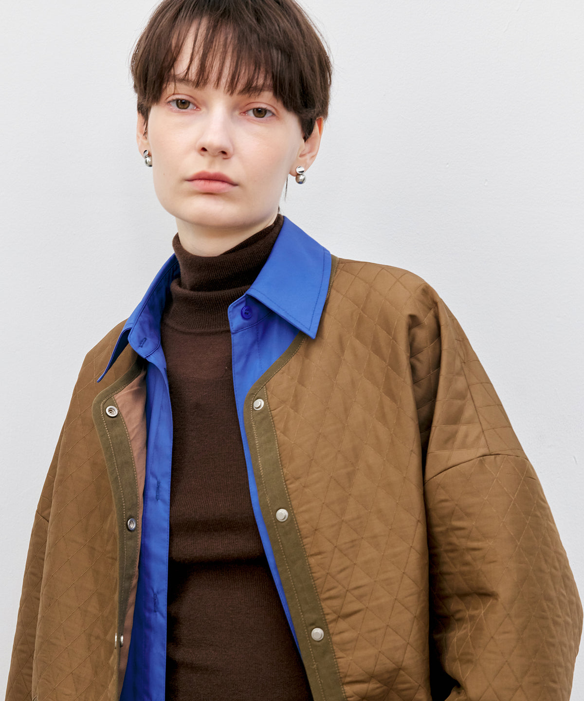 Multi-Way Oversized Collar Shirt