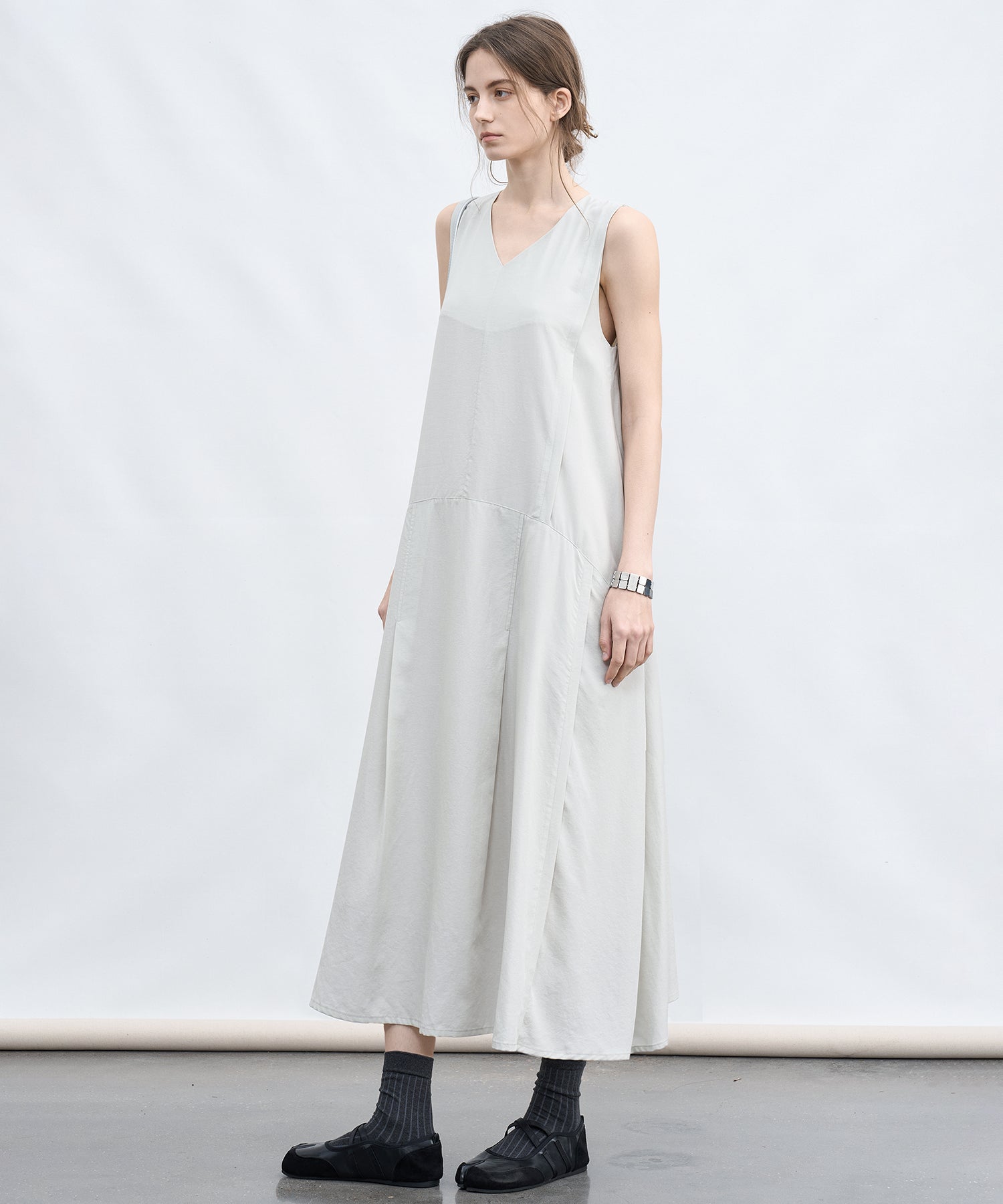 Sleeveless V-Neck A-Line Dress
