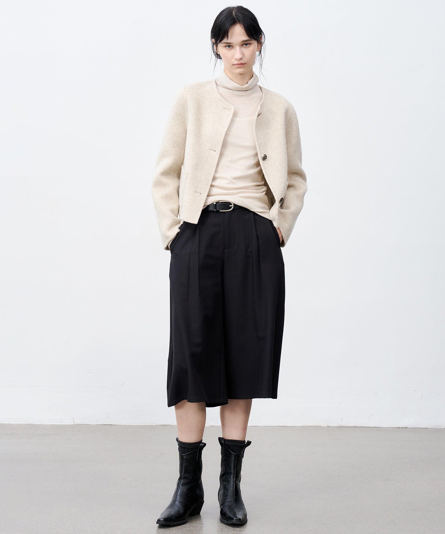 Classic Wool Handmade Short Coat