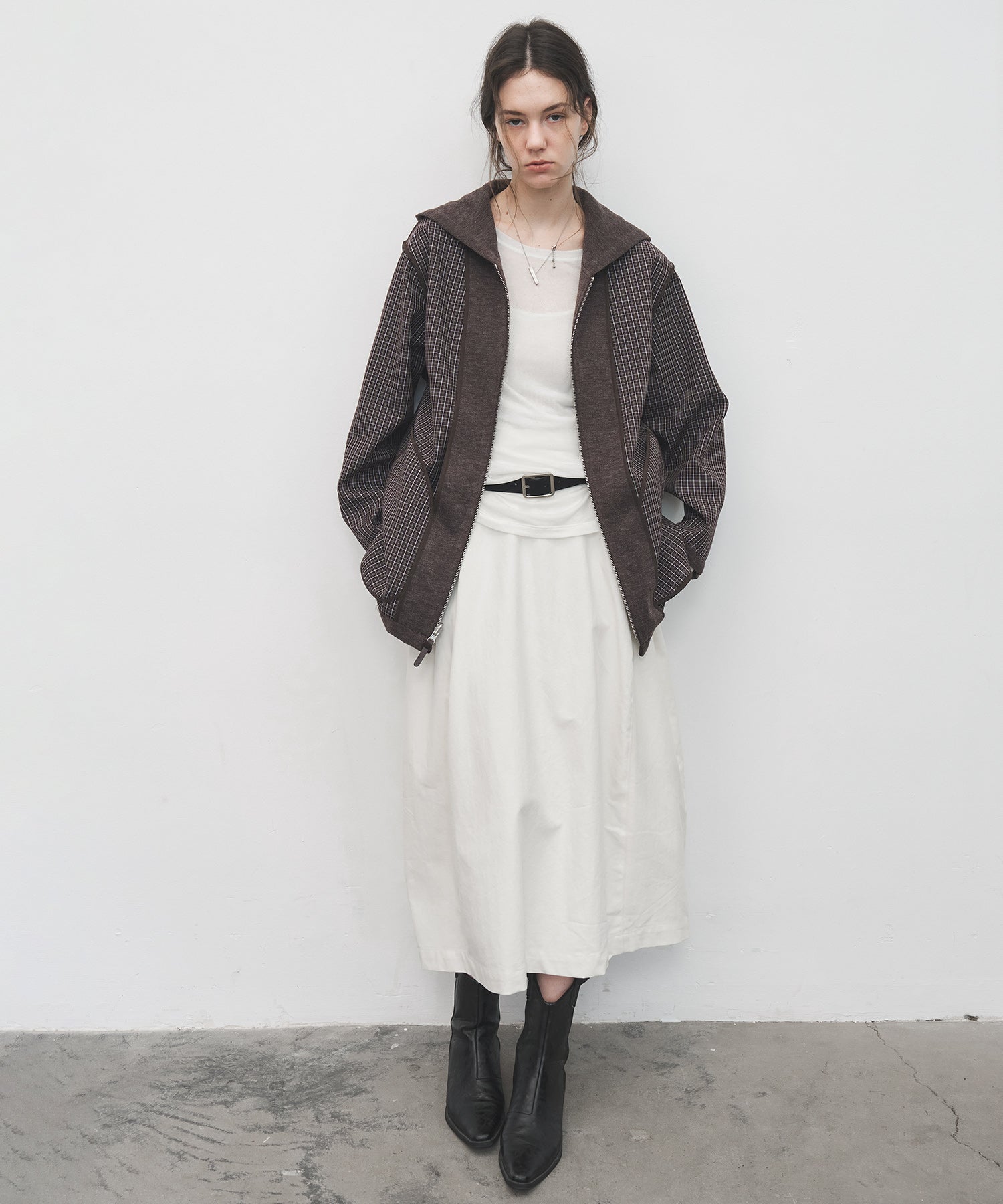 High-Waist Cocoon Balloon Skirt