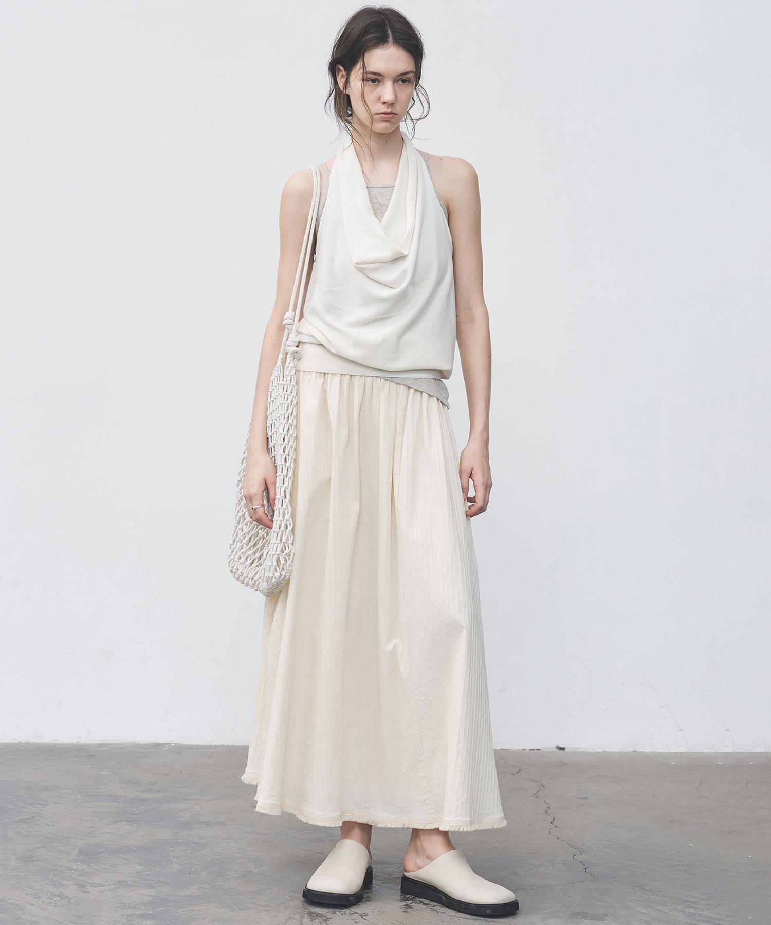 Drape Neck Halter Top