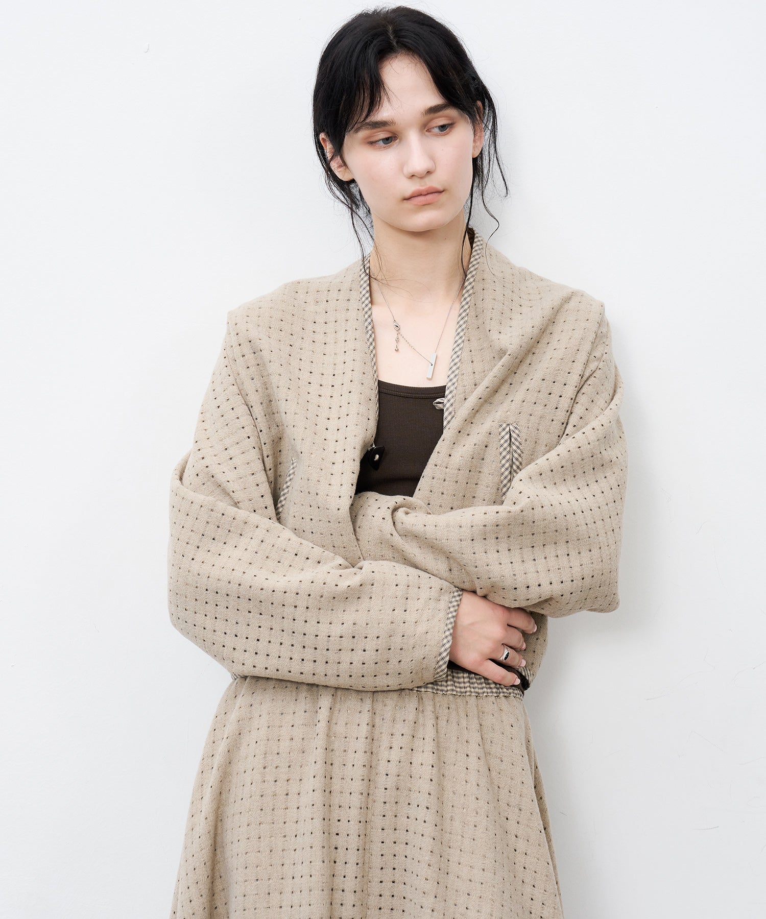 Layered Cut-Out Jacket