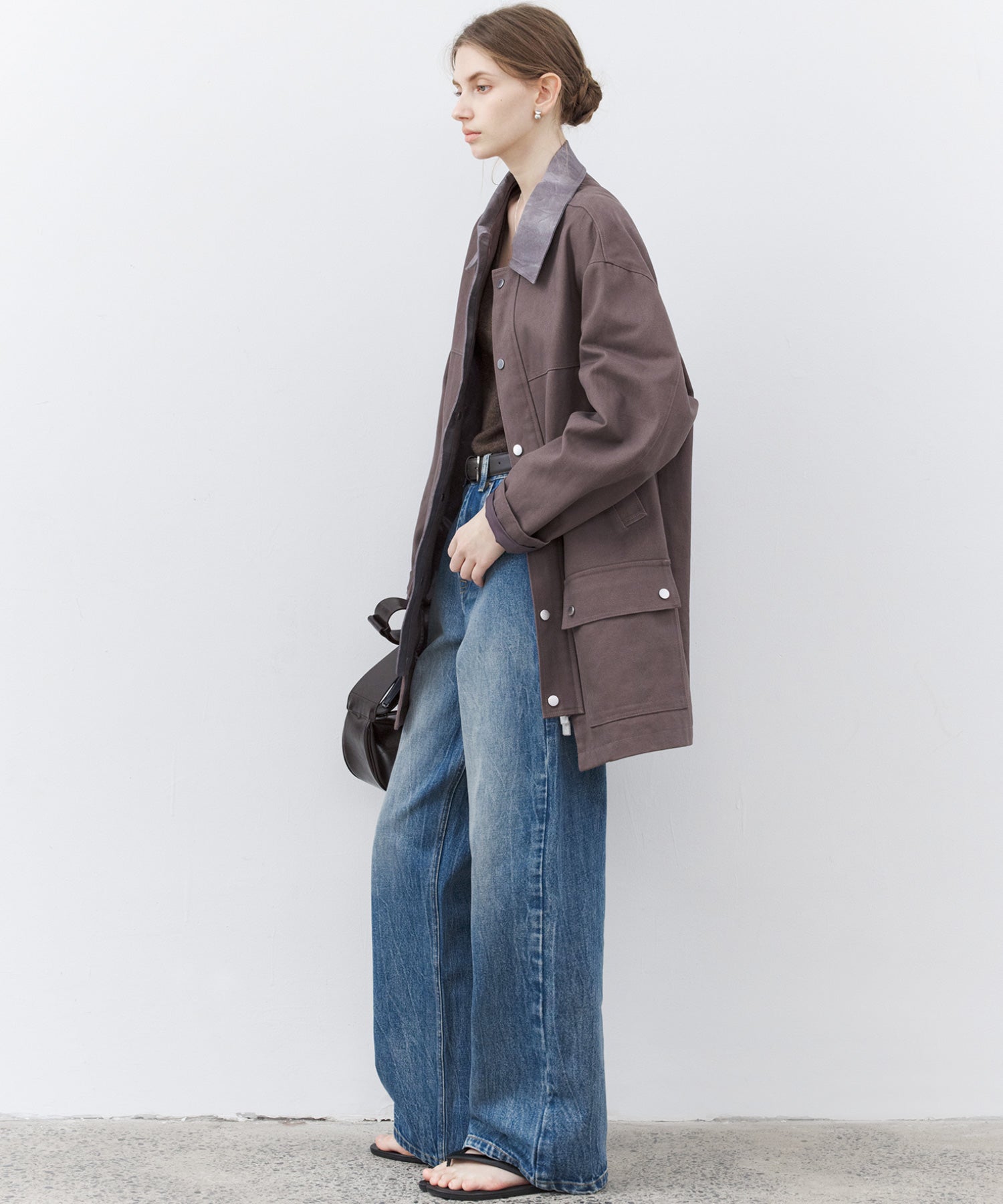 Vintage Washed Oversized Jacket