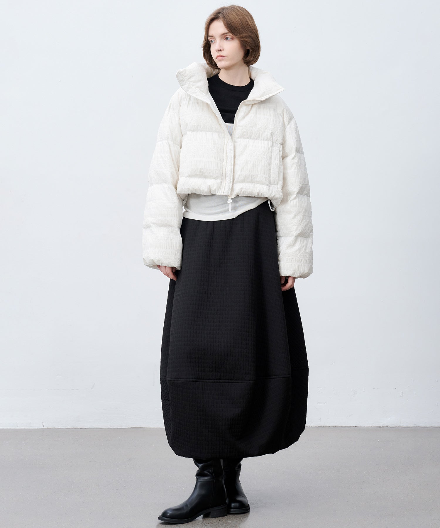 Textured Lightweight Down Jacket