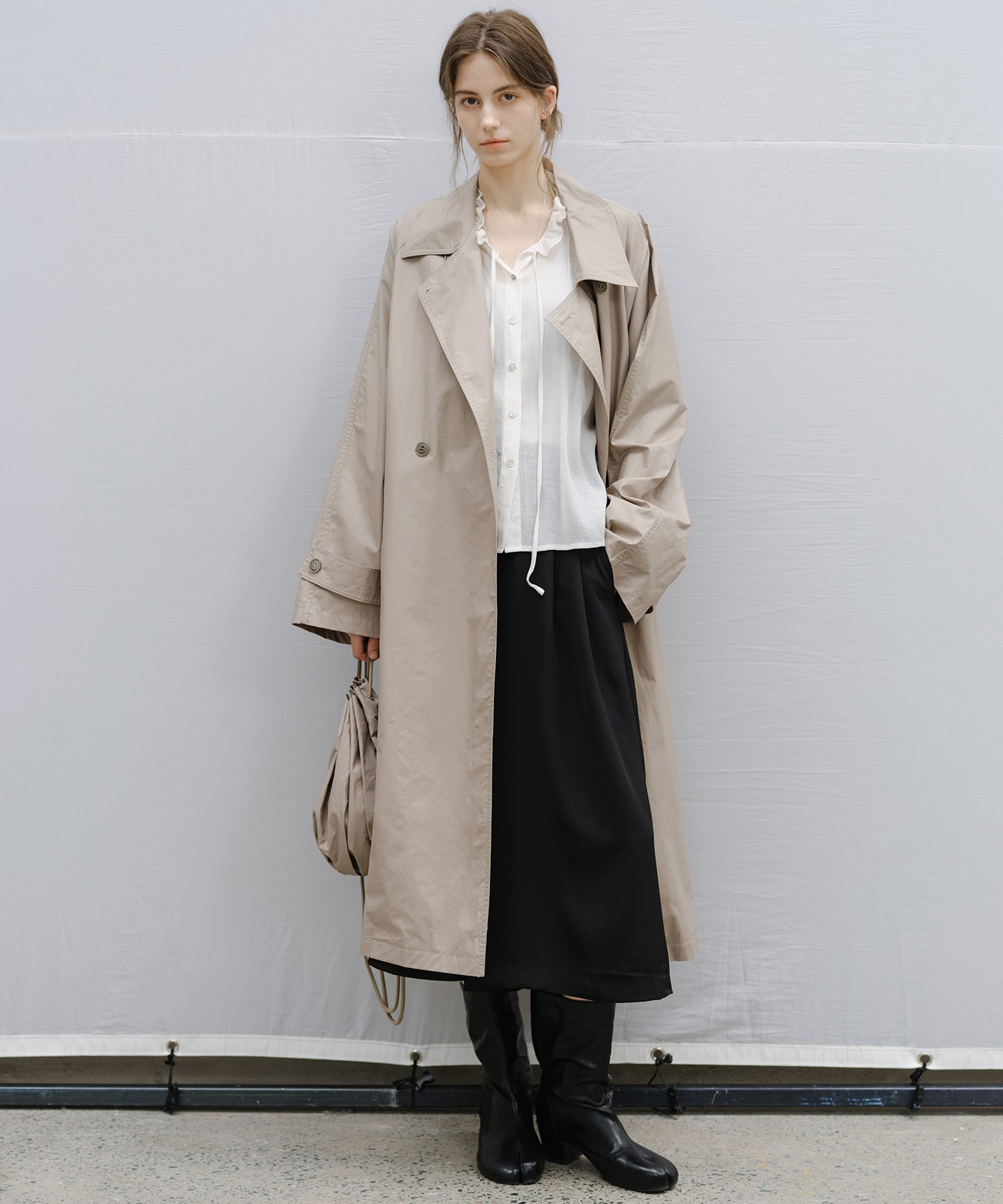 Wide-Leg Culotte Slacks