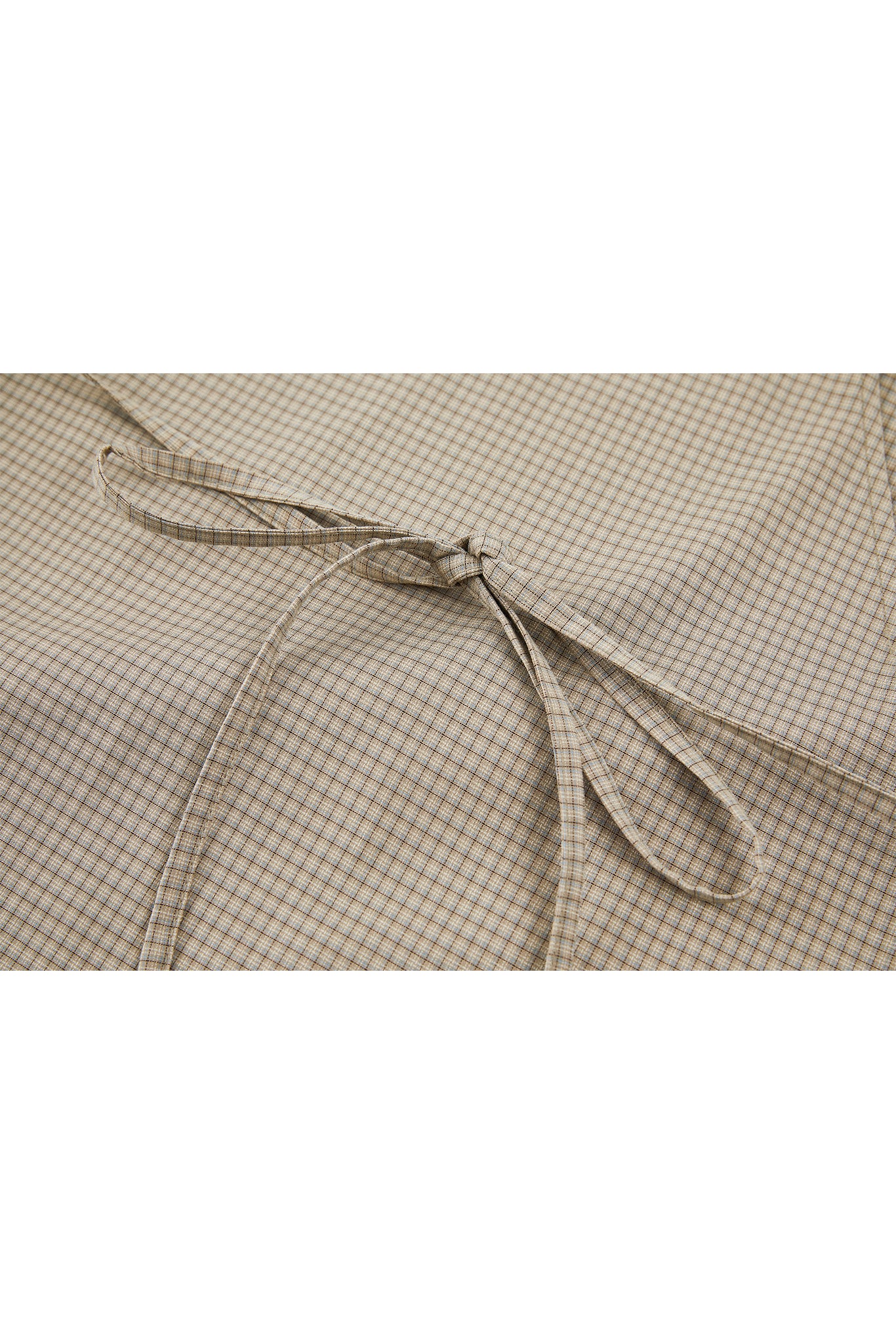 Plaid Asymmetric Shirt