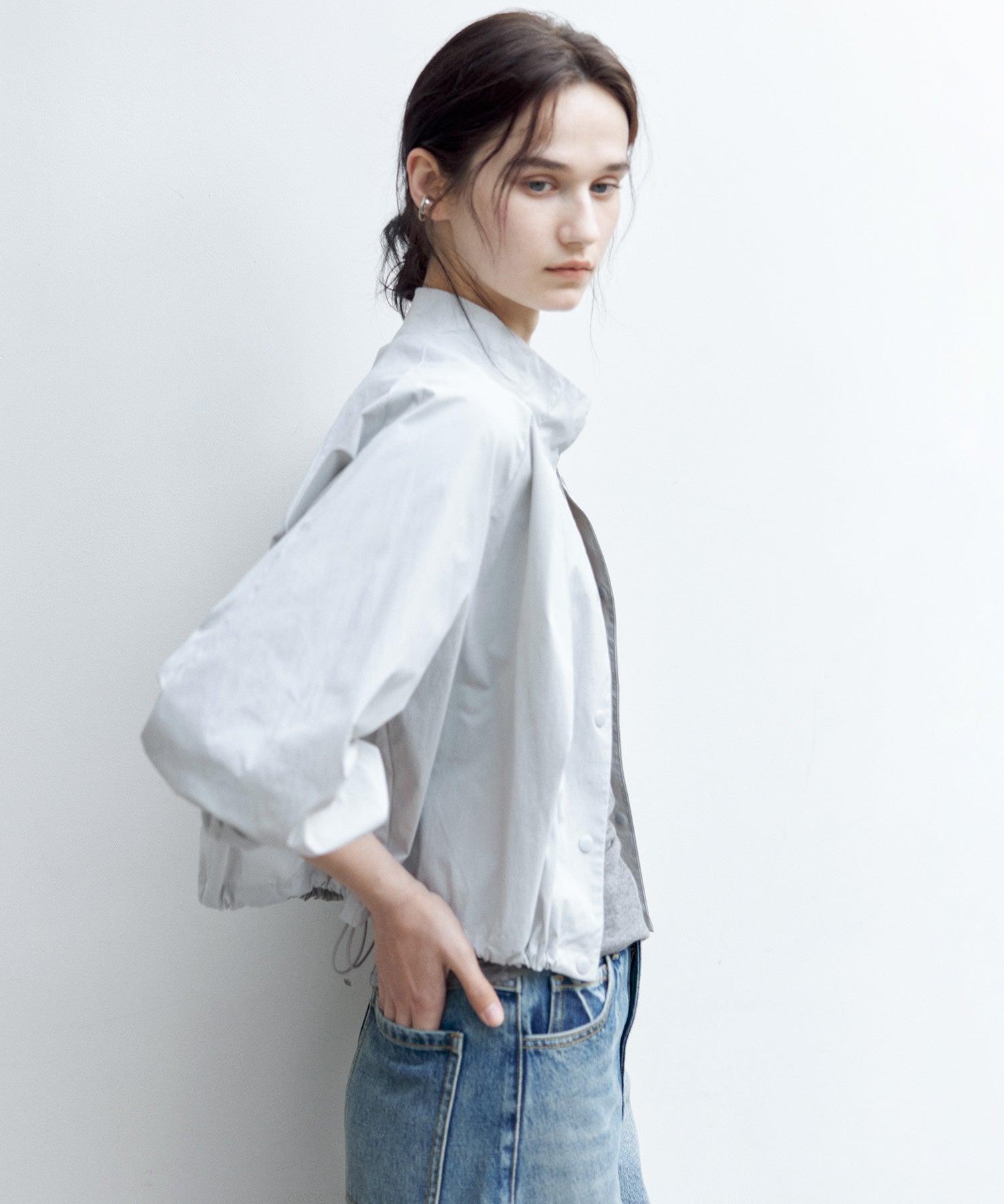 UPF50+ Drawstring Short UV Jacket