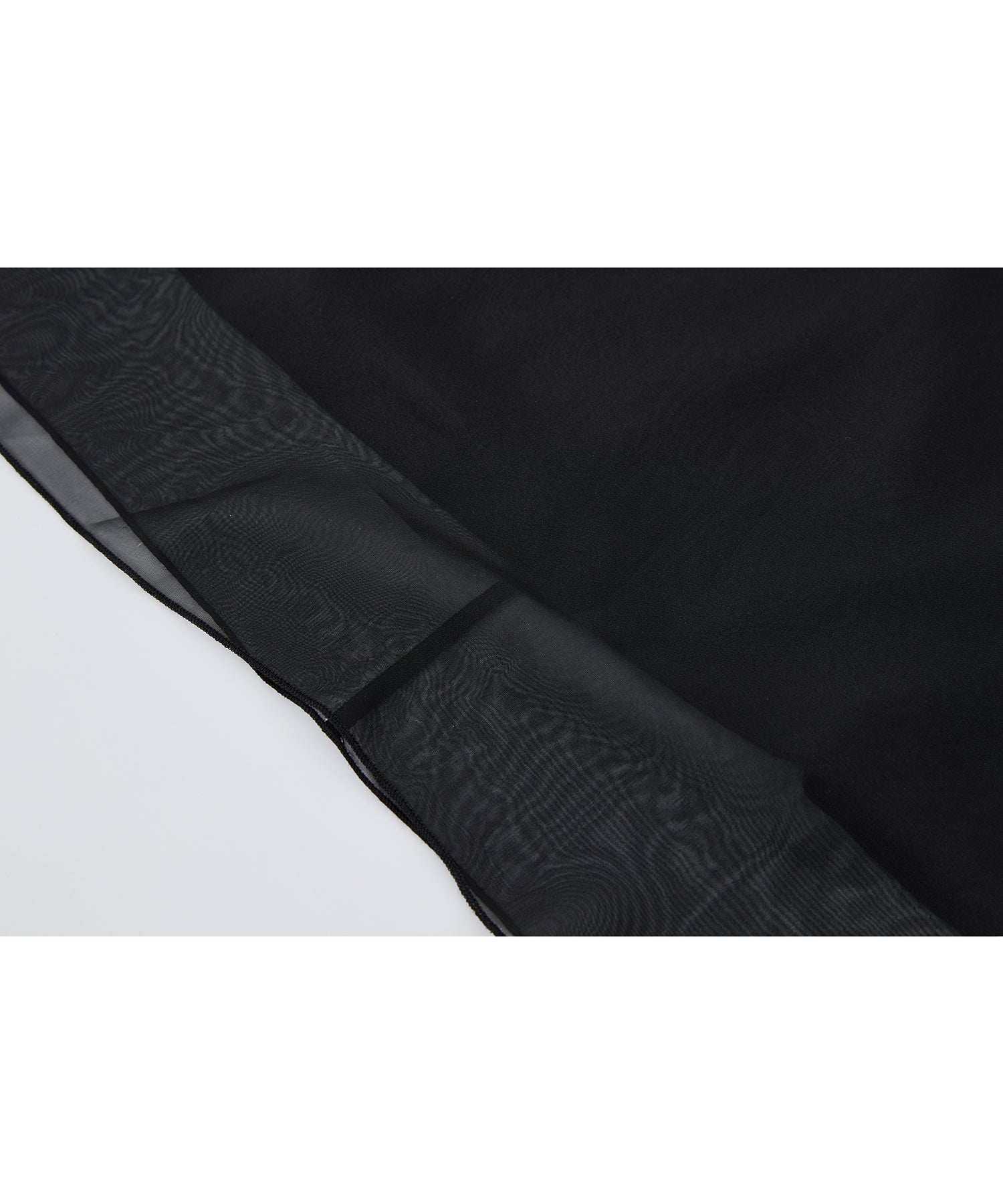 「7月中旬~下旬出荷」Sheer Draped Scarf Dress